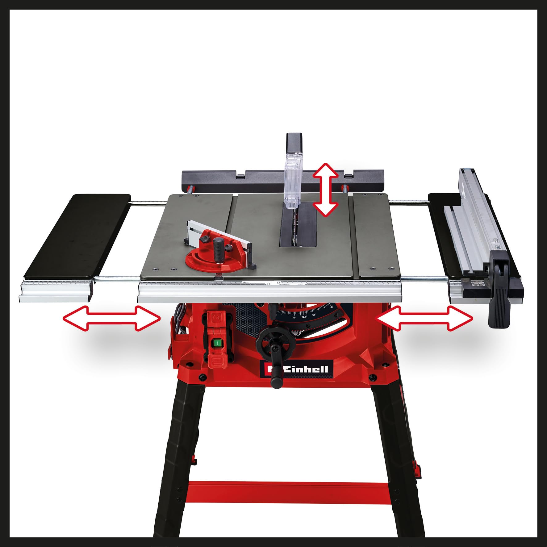 einhell-tischkreiss-ge-tc-ts-2225-u-2-200-w-kreiss-ge-mit-254-mm-s-geblatt-80-mm image 3