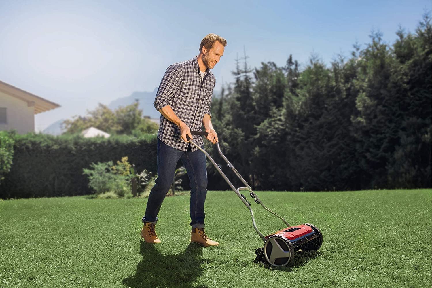 einhell-ge-hm-38-s-hand-rasenm-her-38-cm-schnittbreite-5-stahlmessern-f-r-bis-zu image 2