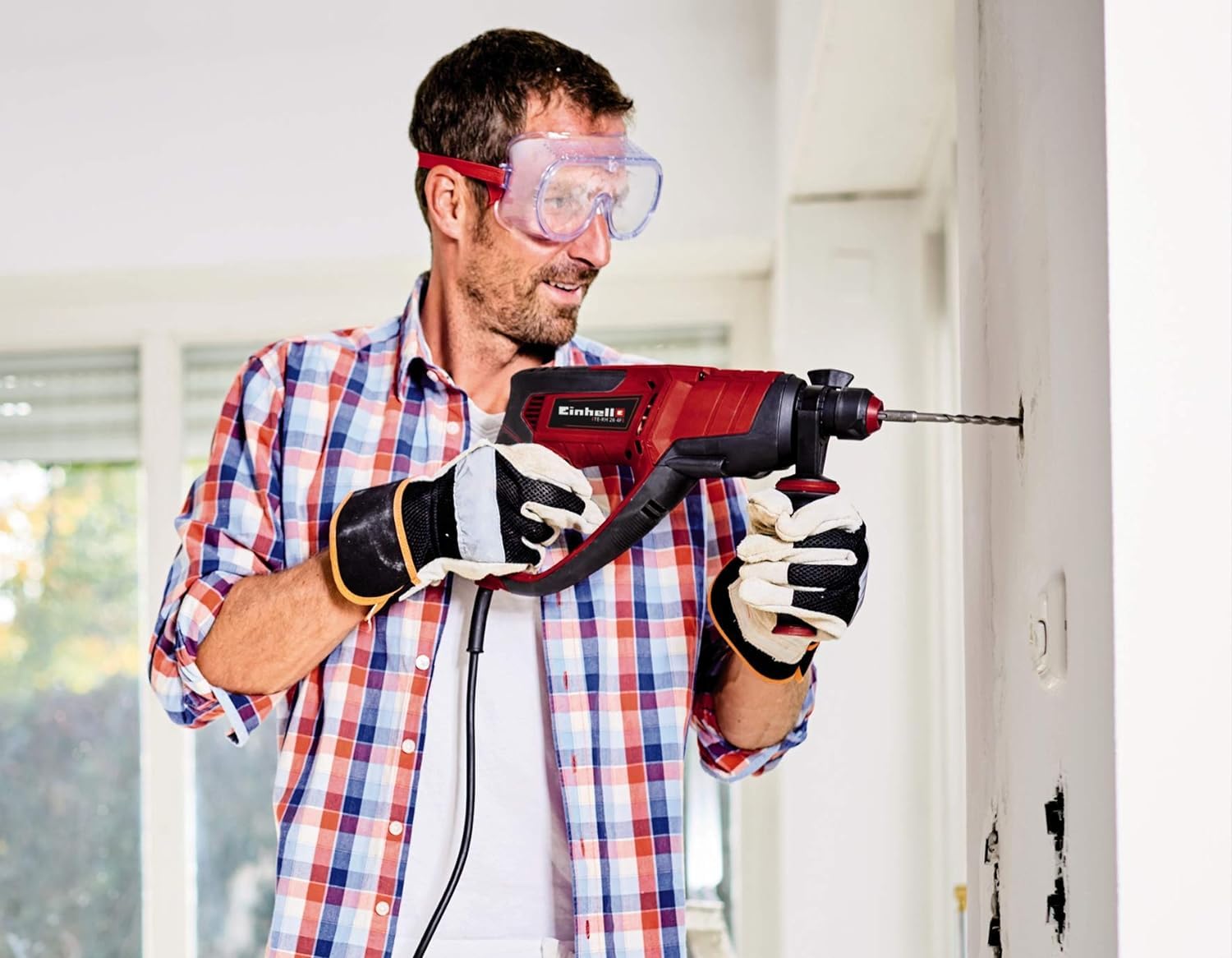 einhell-bohrhammer-te-rh-26-4f-800-w-2-6-joule-4-funktionen-bohren-hammerbohren- image 4