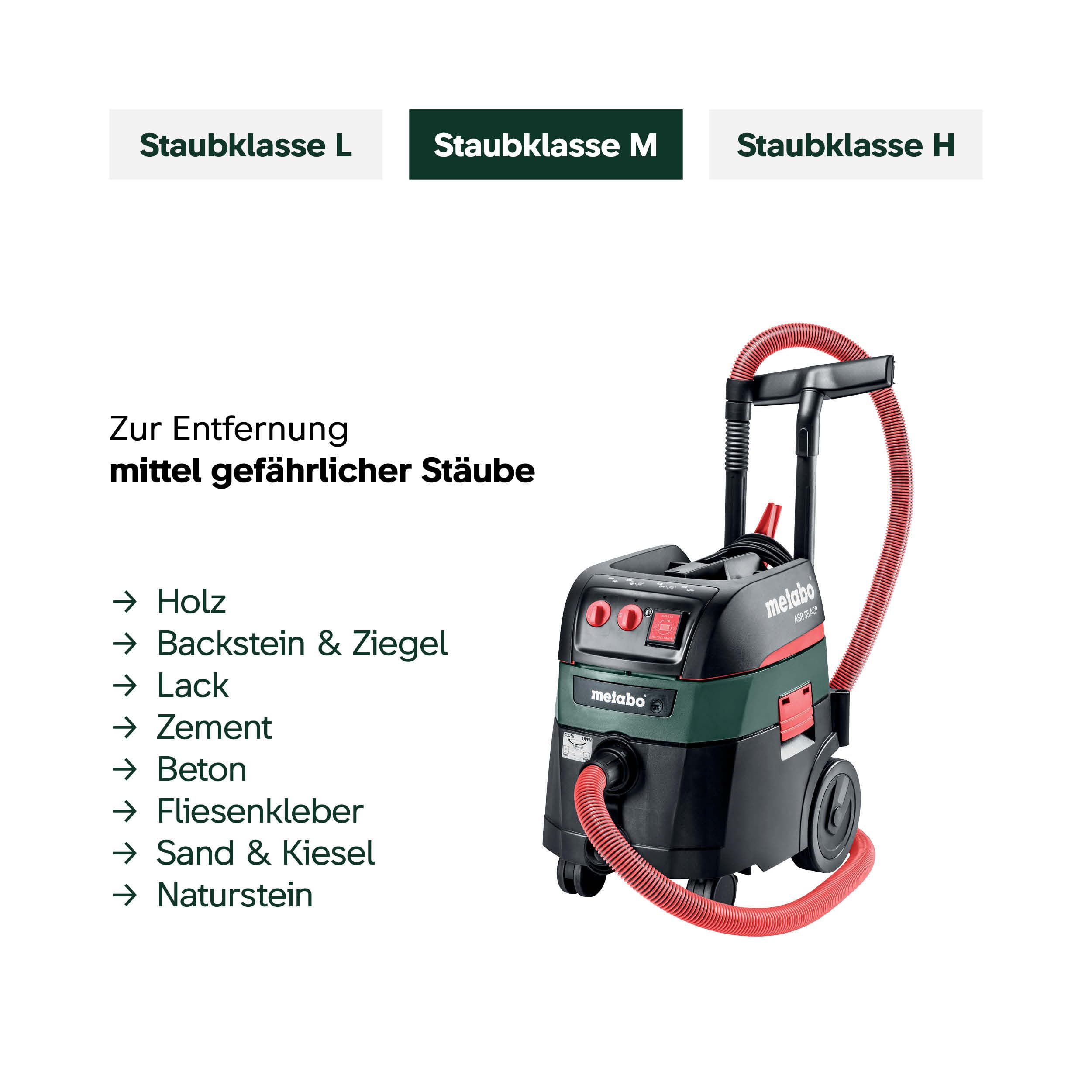 metabo-asr-35-m-acp-allessauger-nass-trockensauger-staubklasse-m-1400-w-autoclea image 6