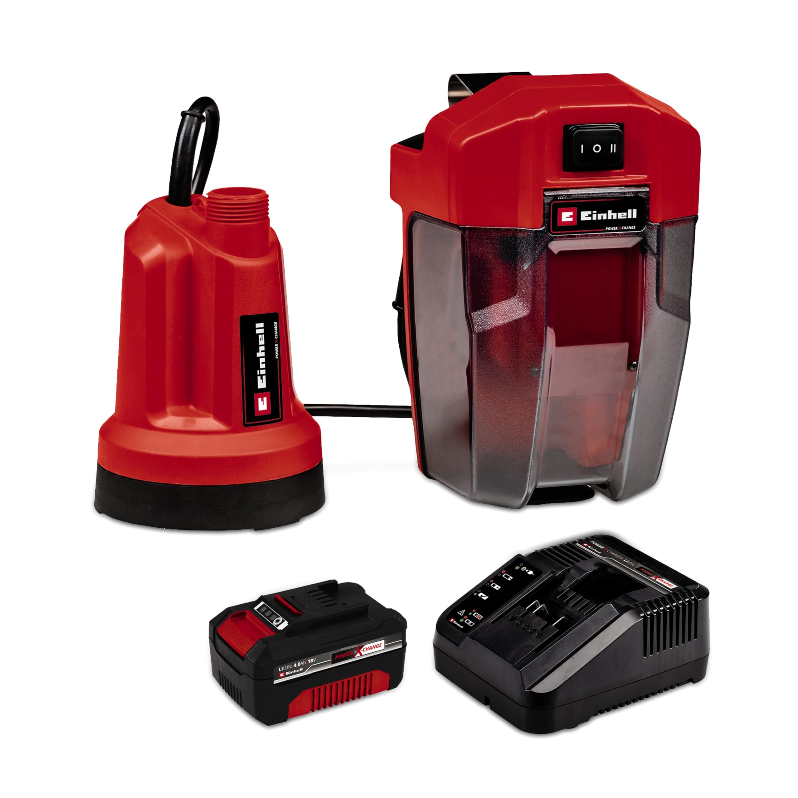 einhell-akku-klarwasserpumpe-ge-sp-18-ll-li-1x4-0-ah-power-x-change-18-v-4-500-l image 1