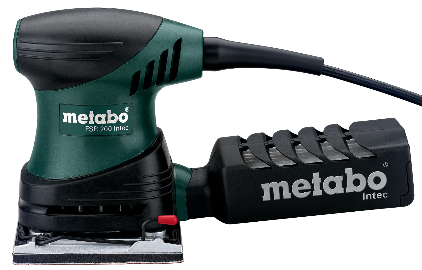 metabo-fsr-200-intec-schwingschleifer-200-w-rutscher-mit-koffer-staubauffangkass image 2