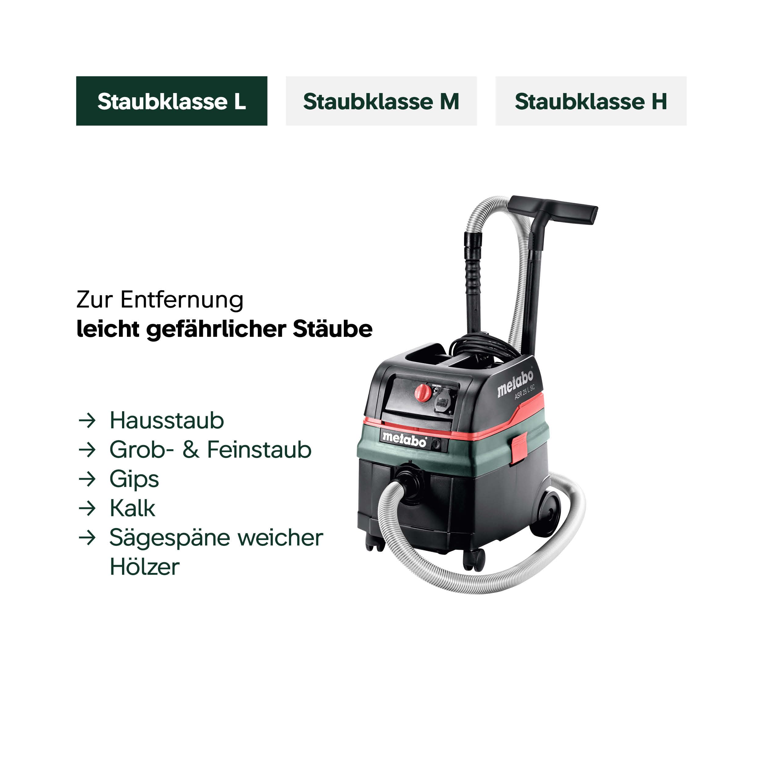 metabo-asr-25-l-sc-allessauger-nass-trockensauger-staubklasse-l-mit-selfclean-fi image 6