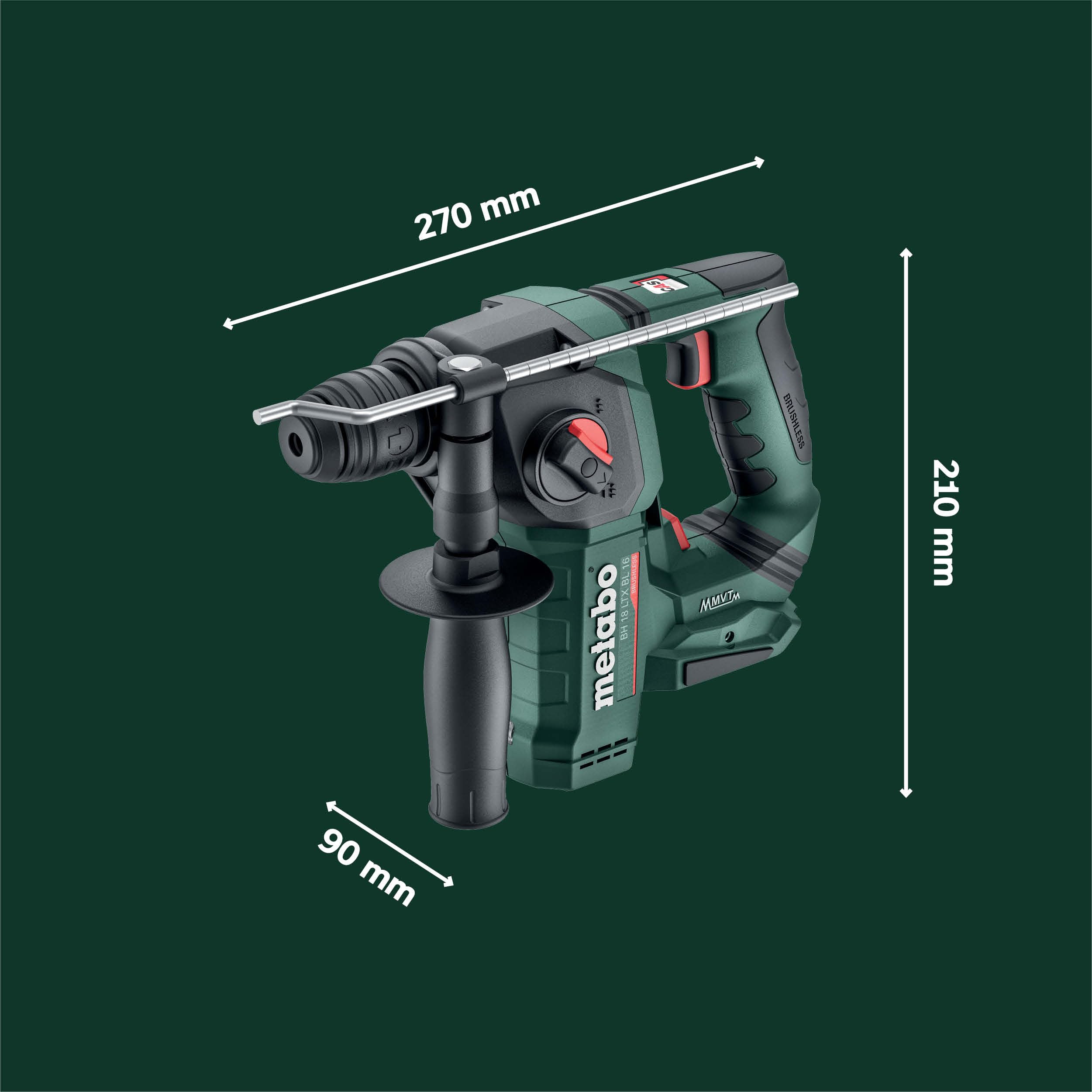 metabo-akku-bohrhammer-bh-18-ltx-bl-16-18-v-brushless-sds-plus-hammerbohrer-mit- image 5
