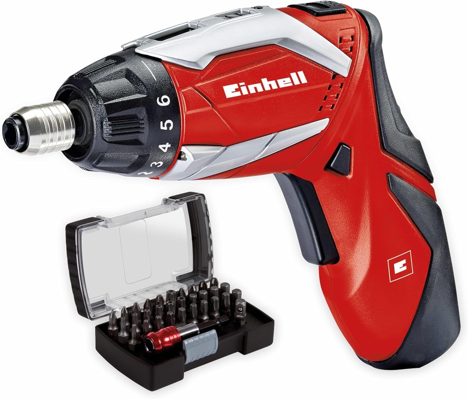 einhell-te-sd-3-6-li-akkuschrauber-set-3-6-v-1-5-ah-3-5-nm-flexibler-drehgriff-2 image 2