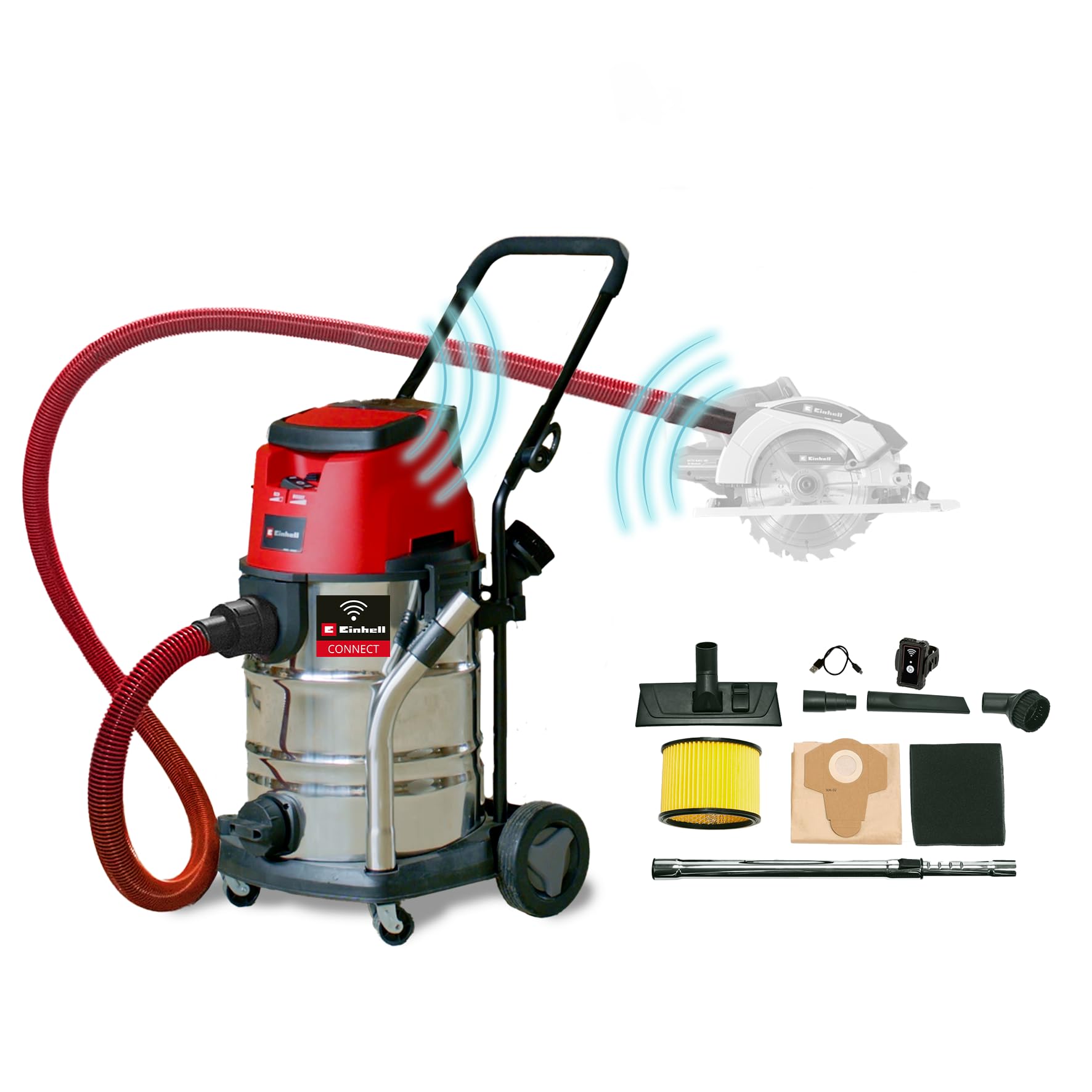 einhell-akku-nass-trockensauger-tp-vc-36-30-s-auto-solo-power-x-change-36-v-30-l image 1