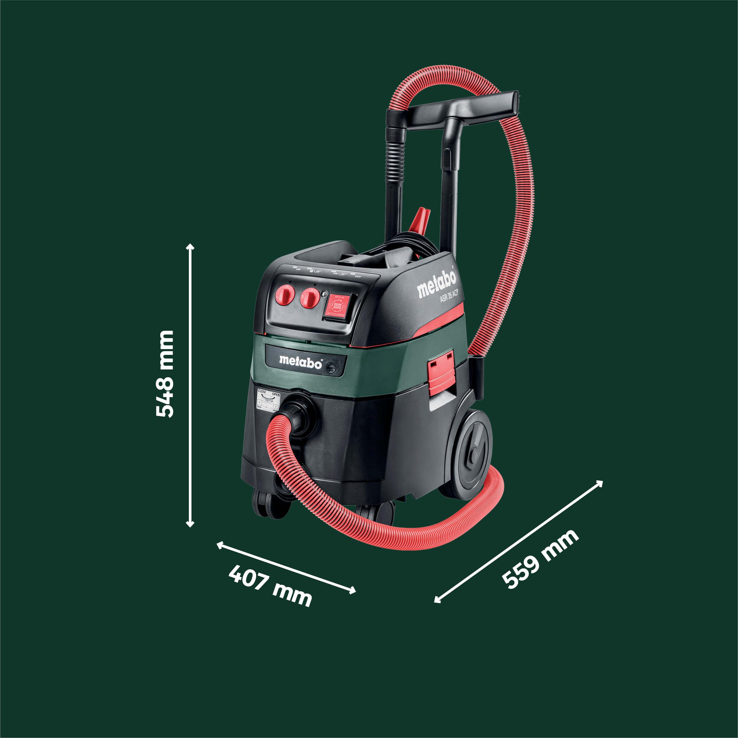metabo-asr-35-m-acp-allessauger-nass-trockensauger-staubklasse-m-1400-w-autoclea image 5