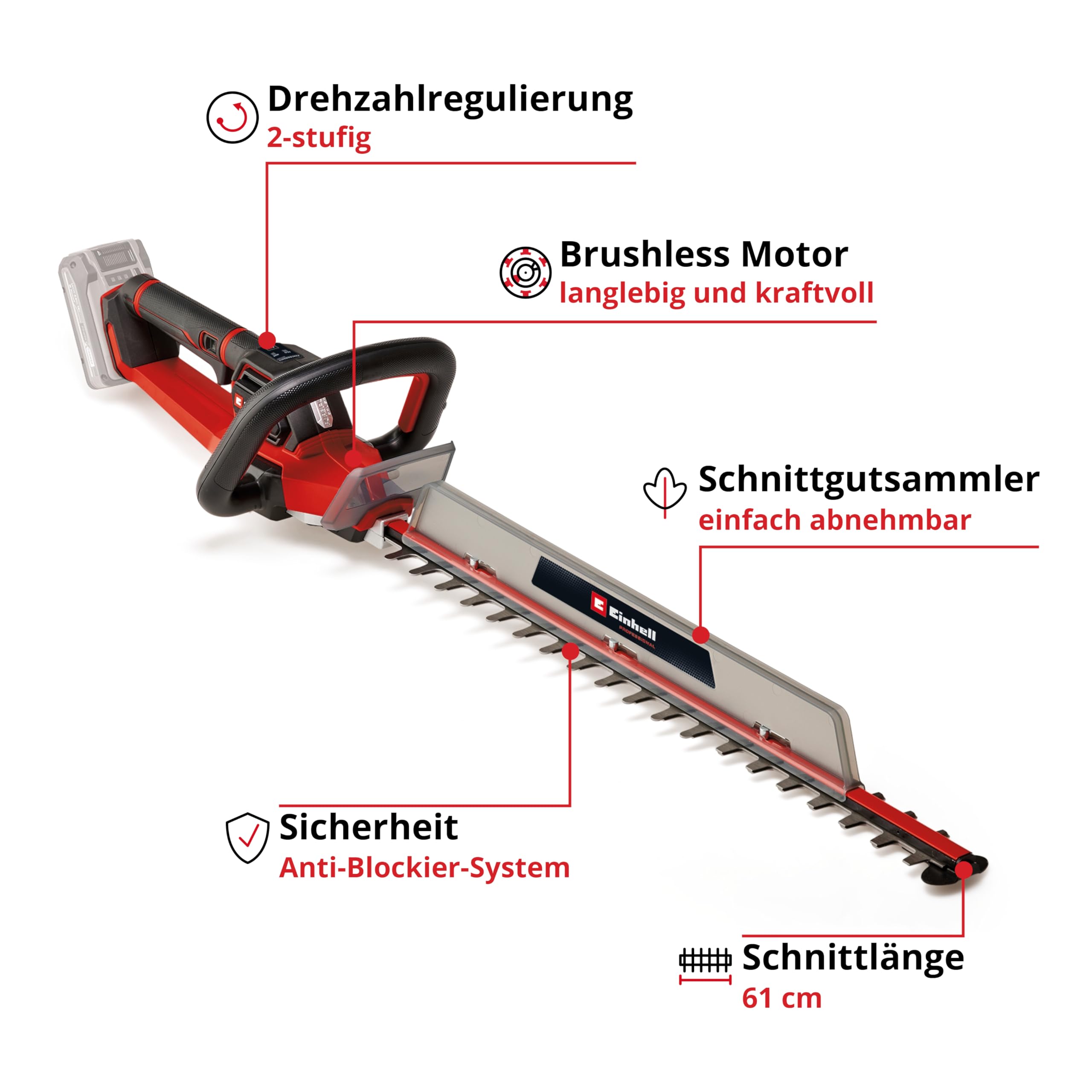 einhell-professional-akku-heckenschere-gp-ch-18-61-li-bl-solo-power-x-change-bru image 3