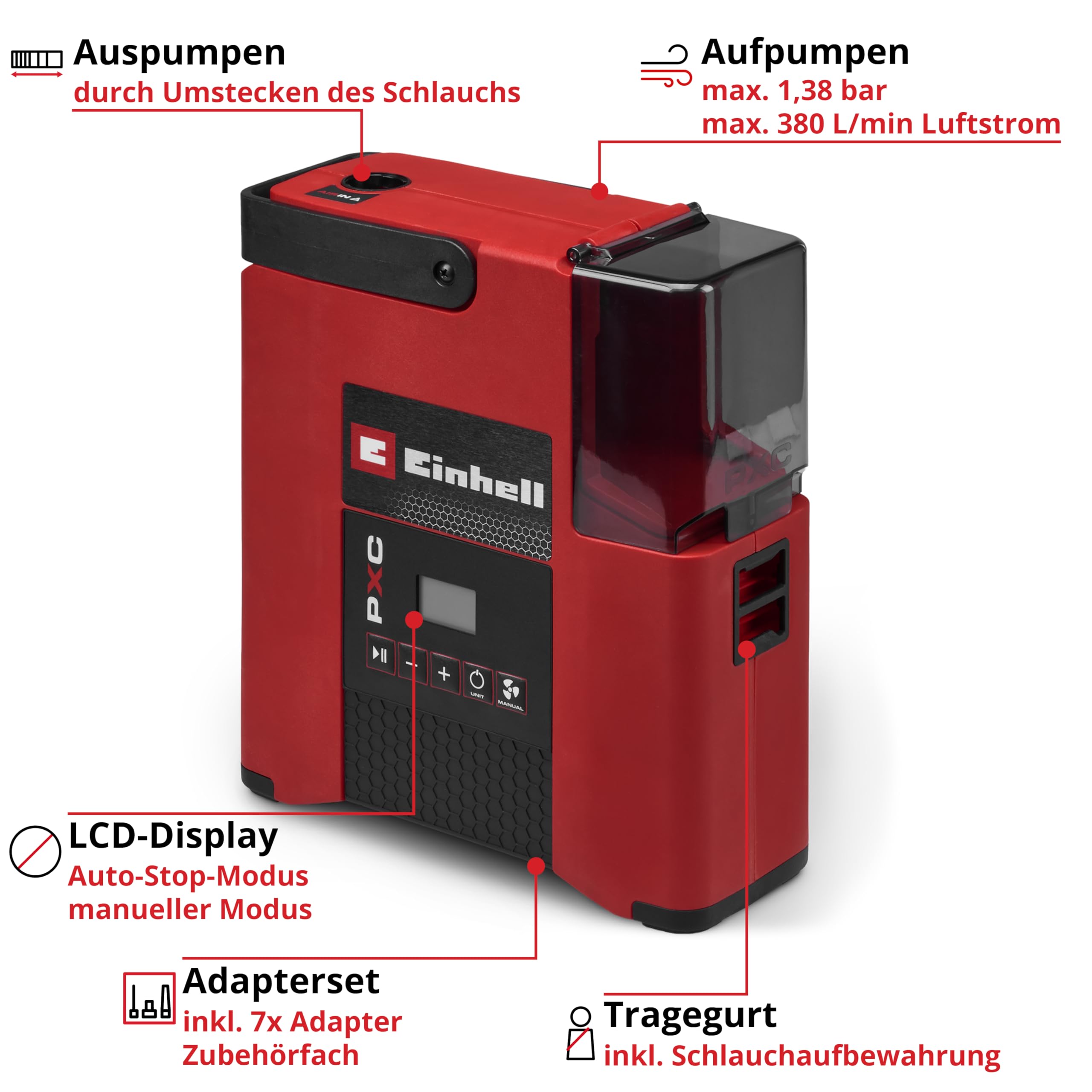 einhell-akku-sup-pumpe-suppero-18-380-pxc-18v-inflation-deflation-max-1-38-bar-2 image 3