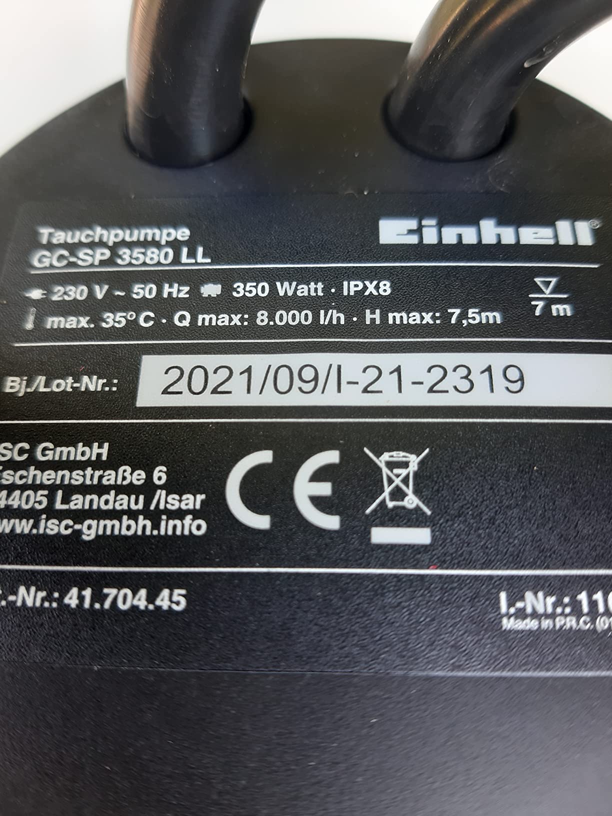 Keller überschwemmt – Pumpe gerettet