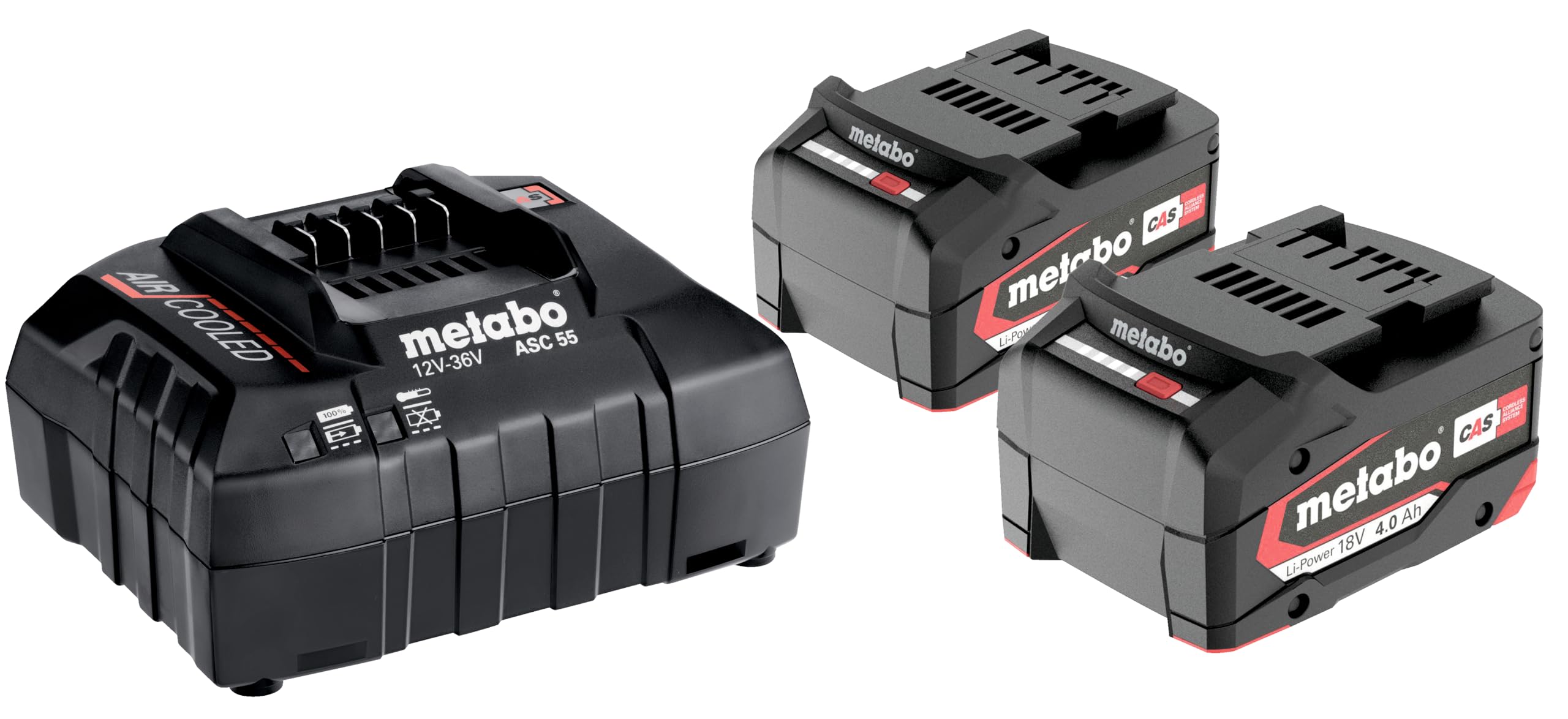metabo-basis-set-685050000-2-x-4-0-ah-li-power-18-v-akku-asc-55-ladeger-t-cas-ko image 1