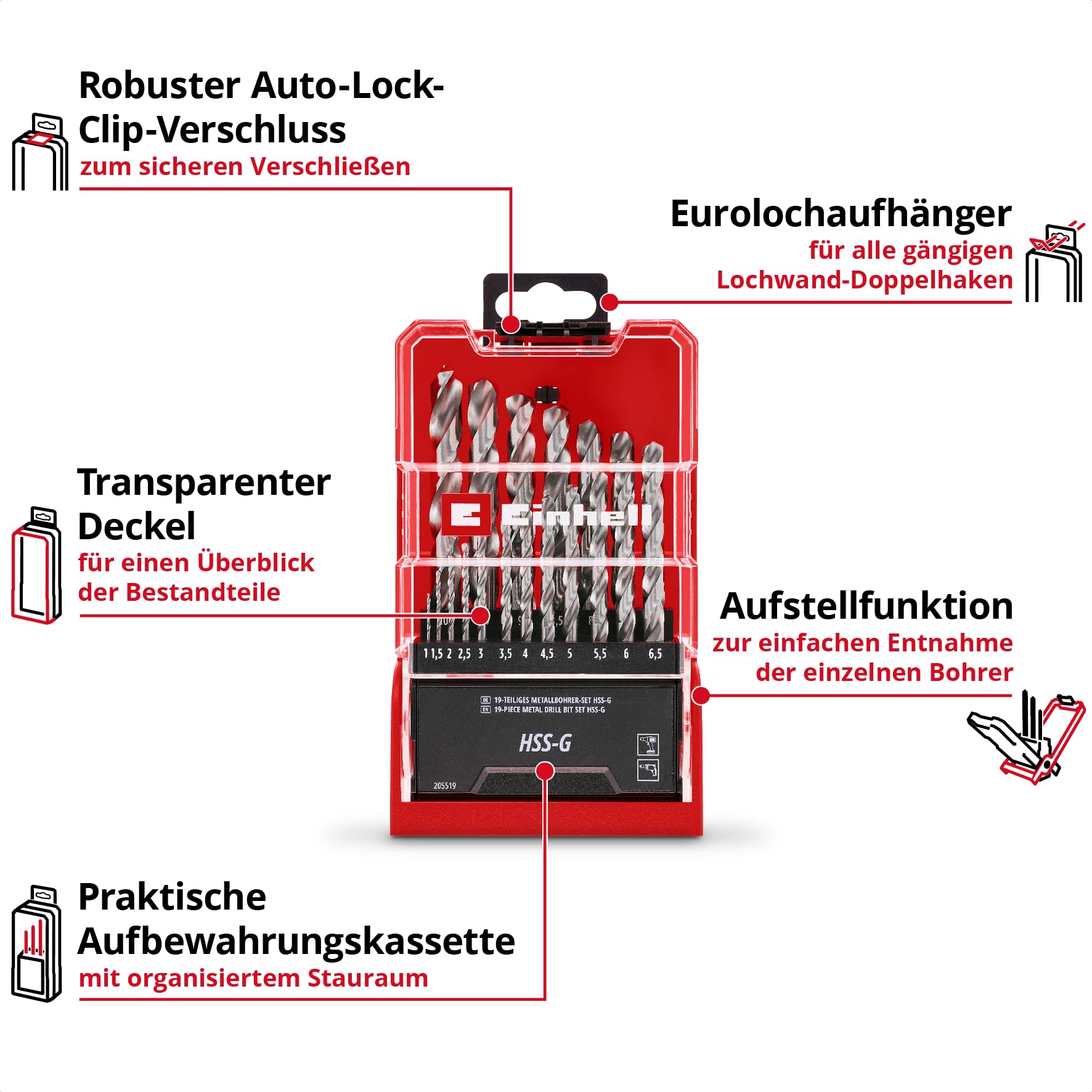 einhell-19-teiliges-hss-g-metallbohrer-set-hss-4241-hochglanzpoliert-135-split-p image 3
