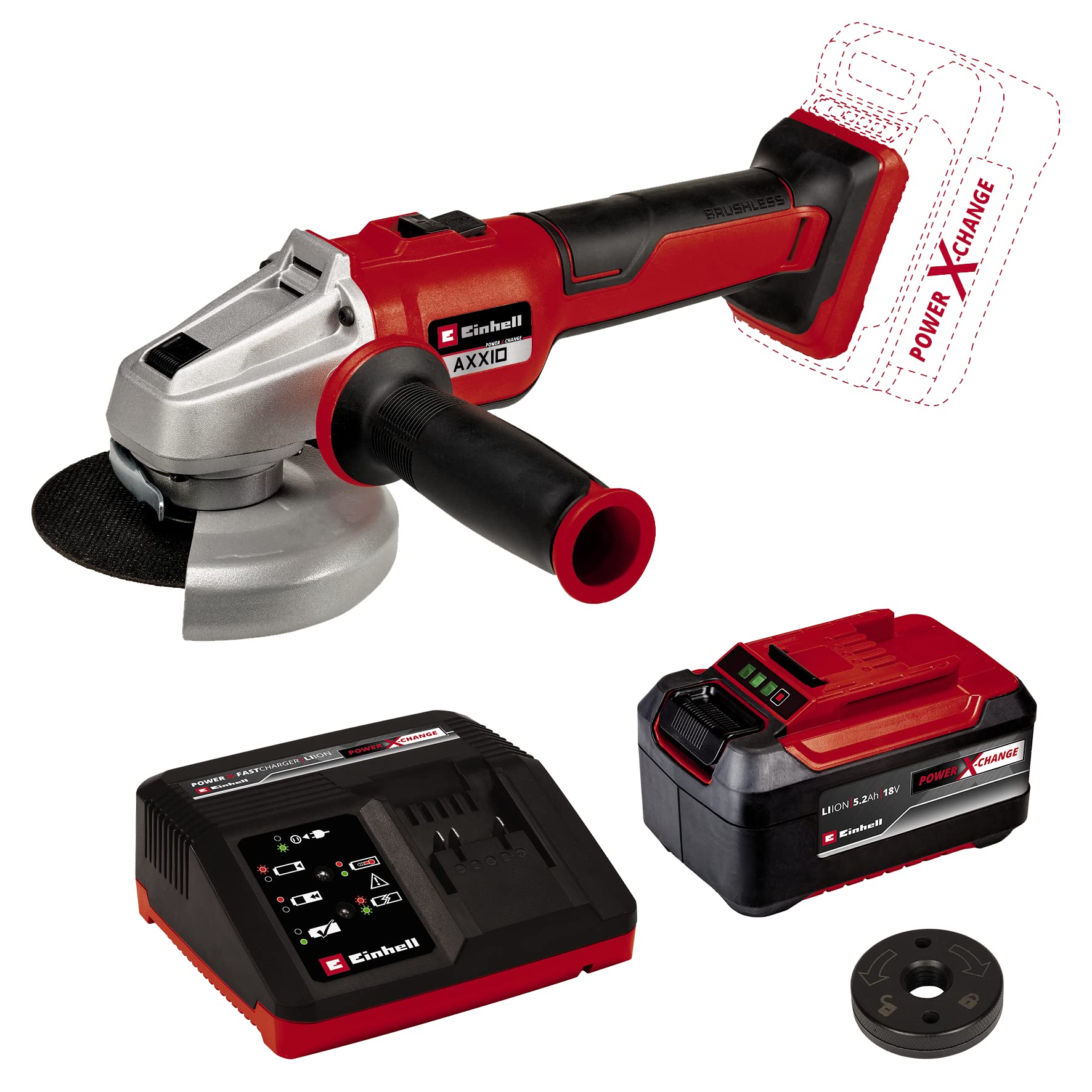 einhell-professional-akku-winkelschleifer-axxio-18-125-q-power-x-change-18-v-bru image 1