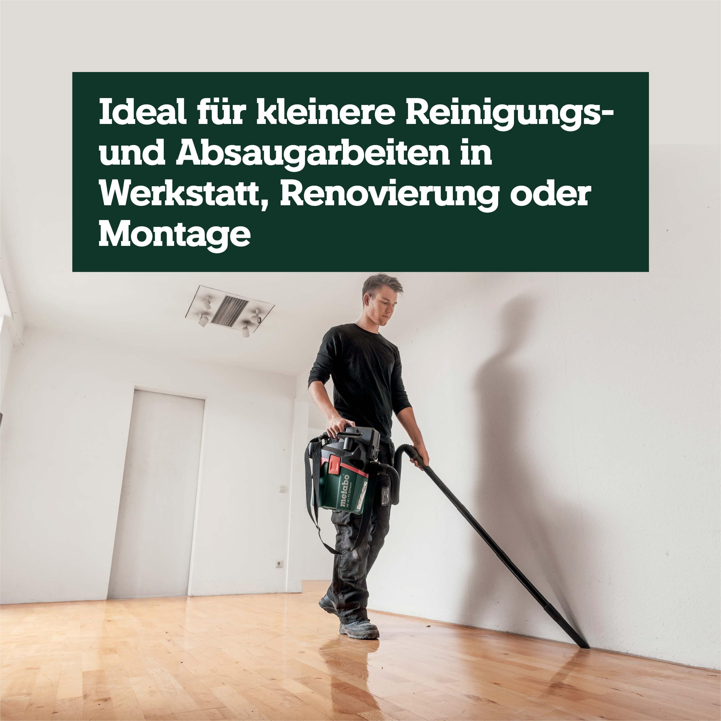 metabo-akku-sauger-as-18-l-pc-compact-18-v-industrie-nass-trockensauger-staubkla image 8