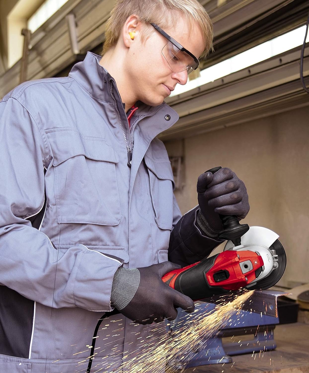 einhell-winkelschleifer-te-ag-125-ce-1100-w-125-mm-konstantelektronik-flacher-me image 3