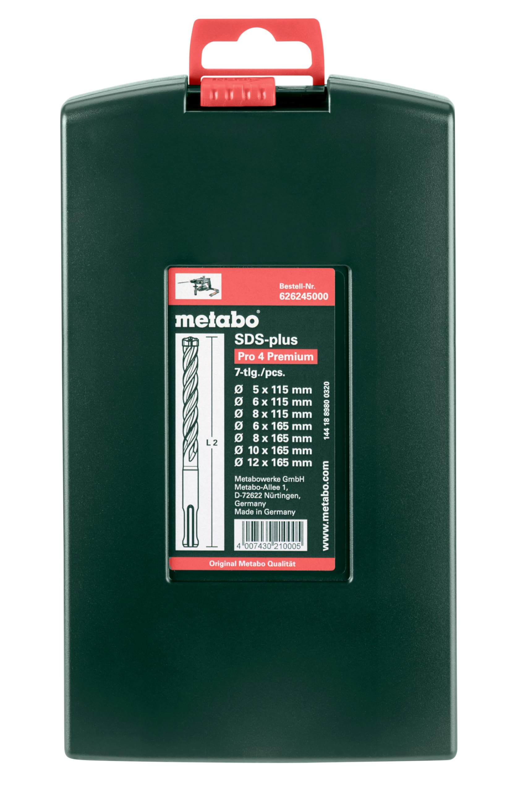 metabo-sds-plus-pro-4-premium-hammerbohrer-set-7-teilig-4-schneider-mit-vollhart image 4