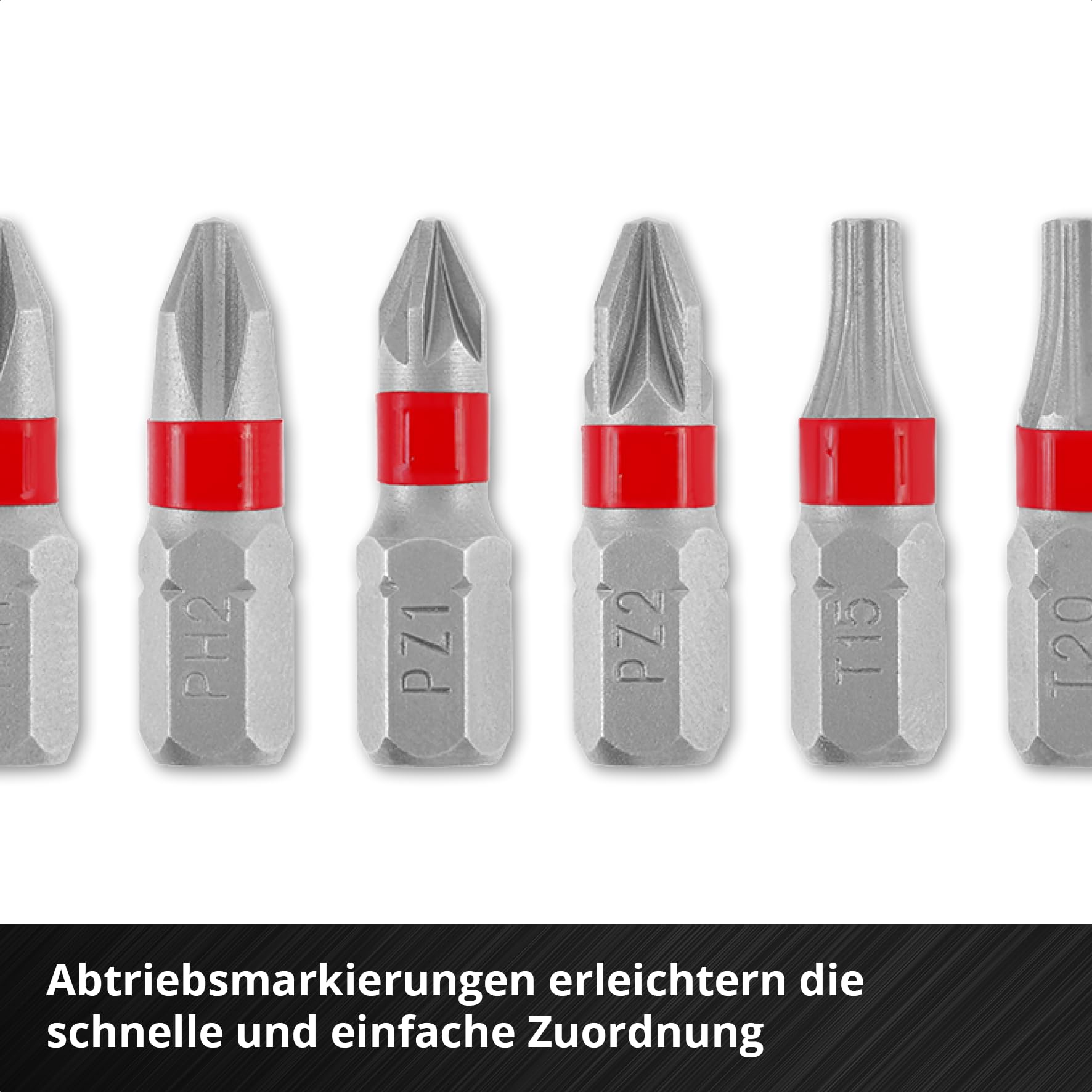 einhell-bit-set-11-tlg-25-mm-bits-ph-pz-t-h-aus-sandgestrahltem-s2-stahl-mit-sch image 3