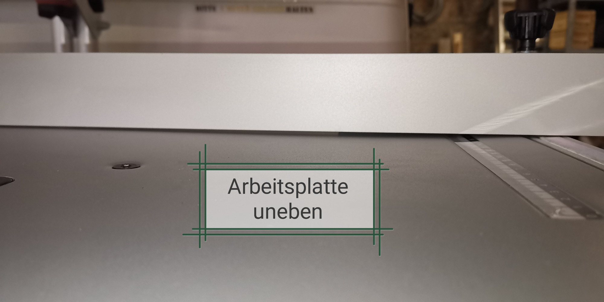 Gutes Gerät, kleiner Mangel