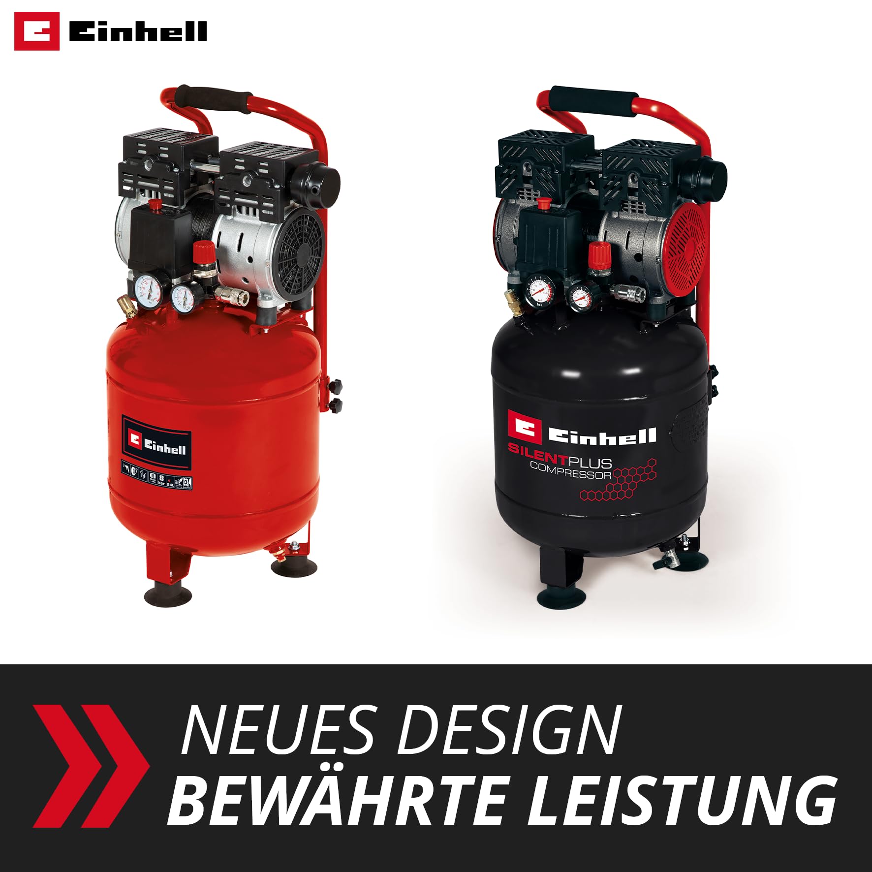 einhell-te-ac-135-24-silent-plus-kompressor-lfrei-750-w-8-bar-24-l-tank-nur-57-d image 4