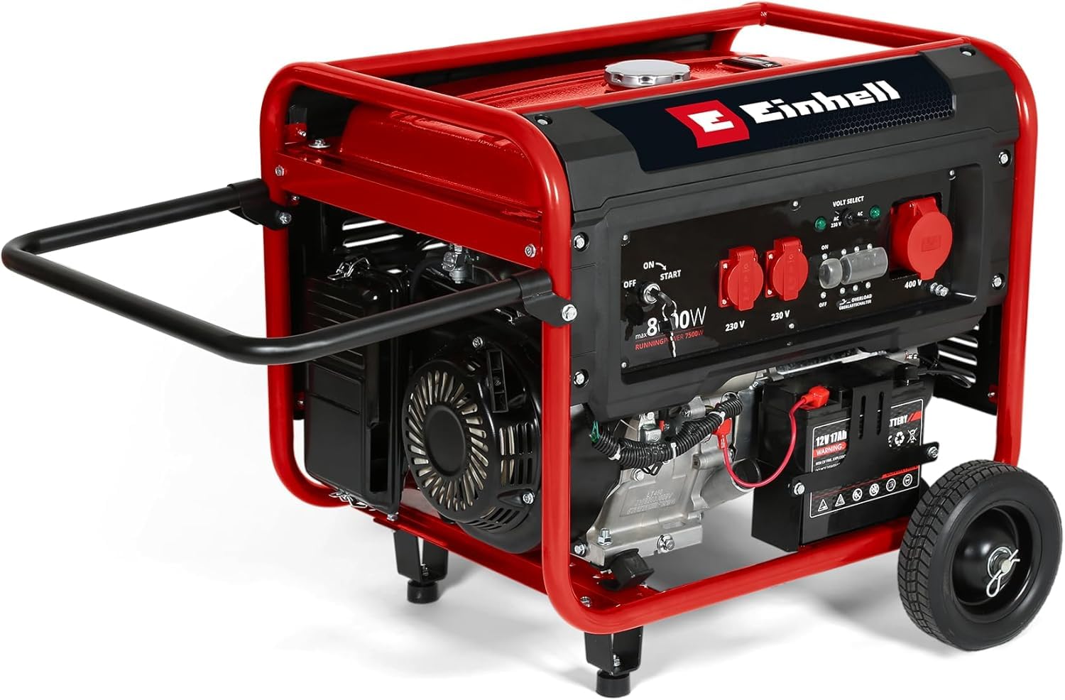 einhell-tc-pg-8000-stromerzeuger-benziner-8000-w-max-7500-w-dauerleistung-25-l-t image 1