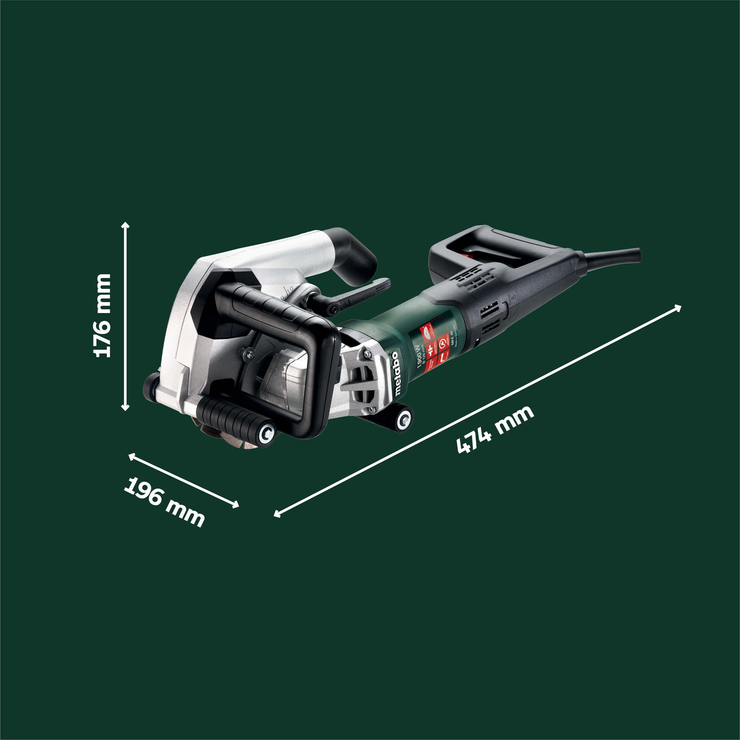 metabo-mauernutfr-se-mfe-40-604040500-fr-stiefe-bis-40-mm-f-r-kabel-und-leerrohr image 5