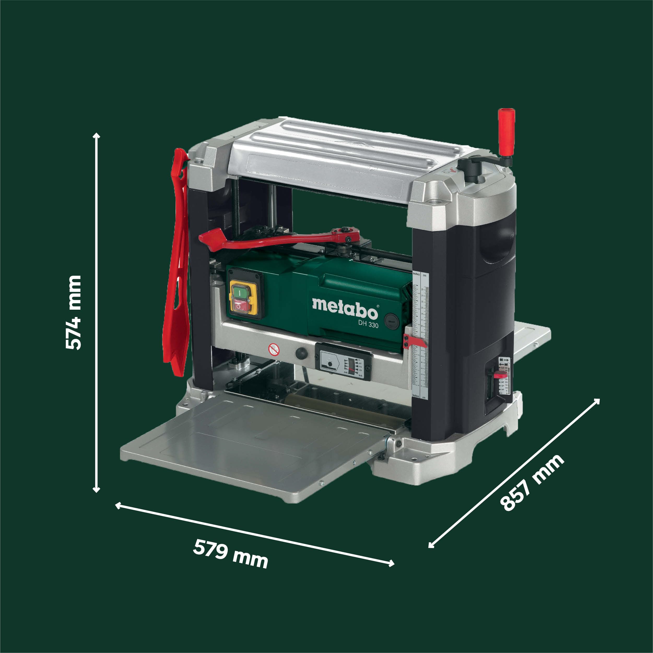 metabo-dickenhobel-dh-330-mobile-hobelmaschine-mit-1800-w-330-mm-durchlassbreite image 5