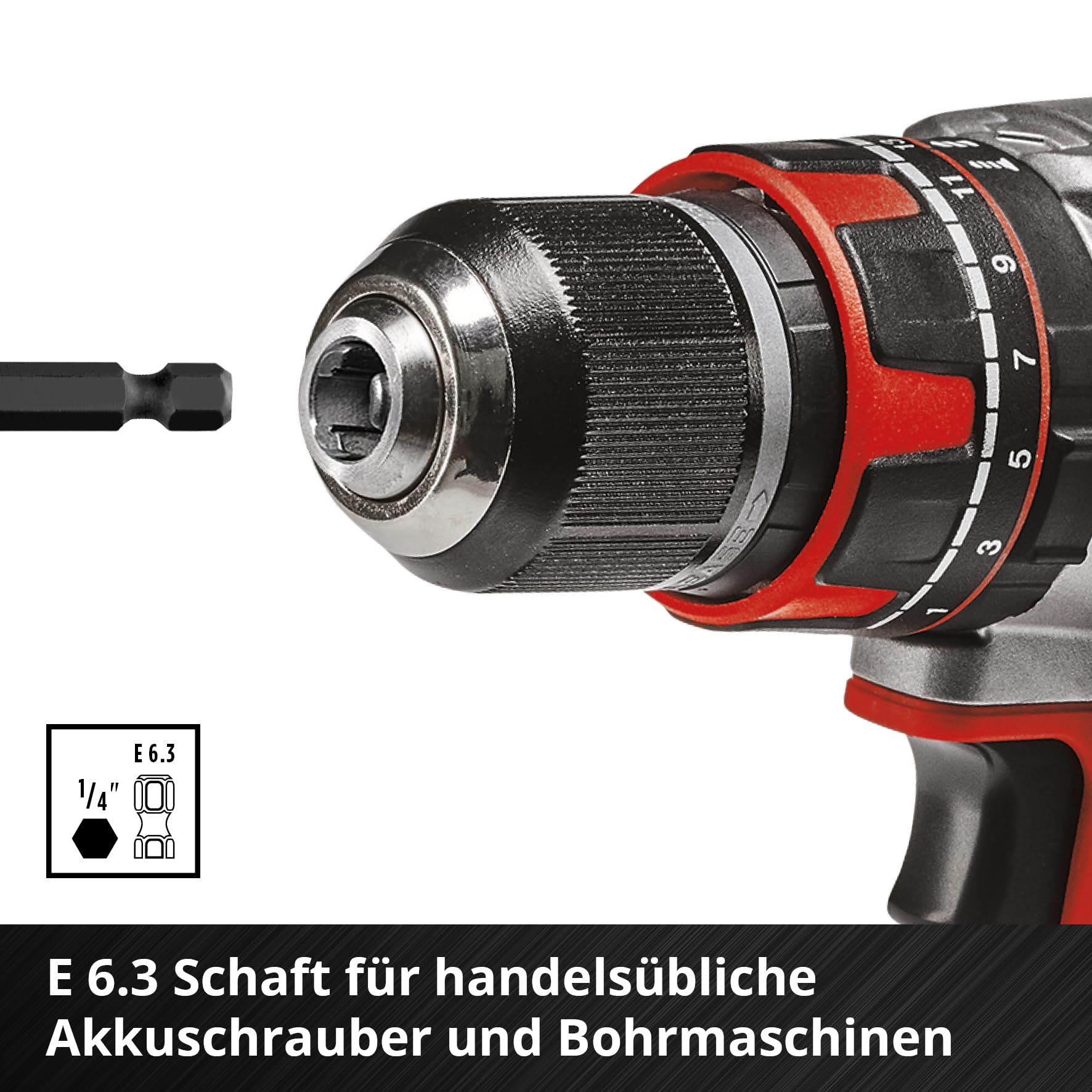 original-einhell-m-case-33-teiliges-bit-set-50-mm-bits-aus-s2-stahl-e-6-3-schaft image 5