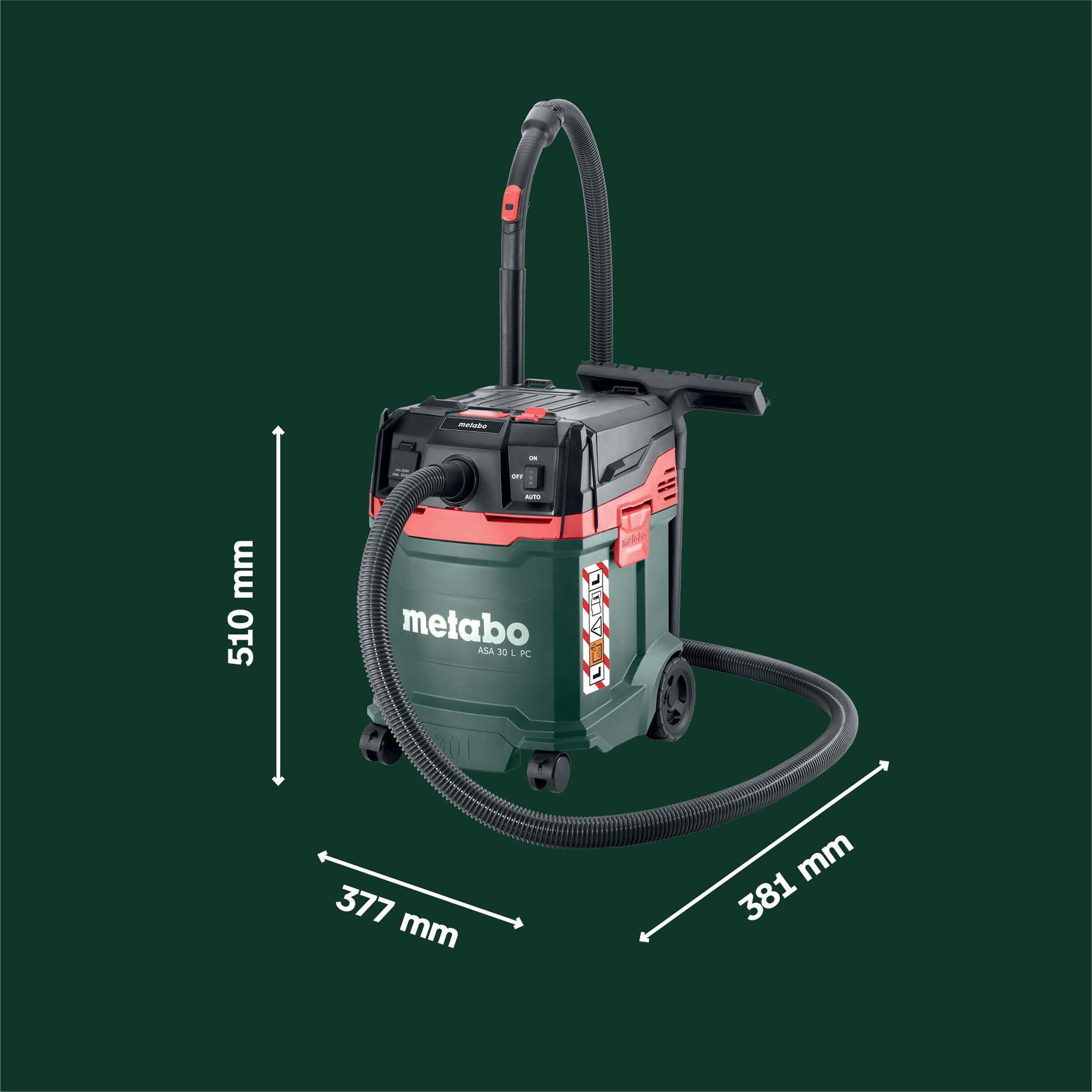 metabo-asa-30-l-pc-allessauger-602086000-nass-trockensauger-staubklasse-l-mit-pr image 4