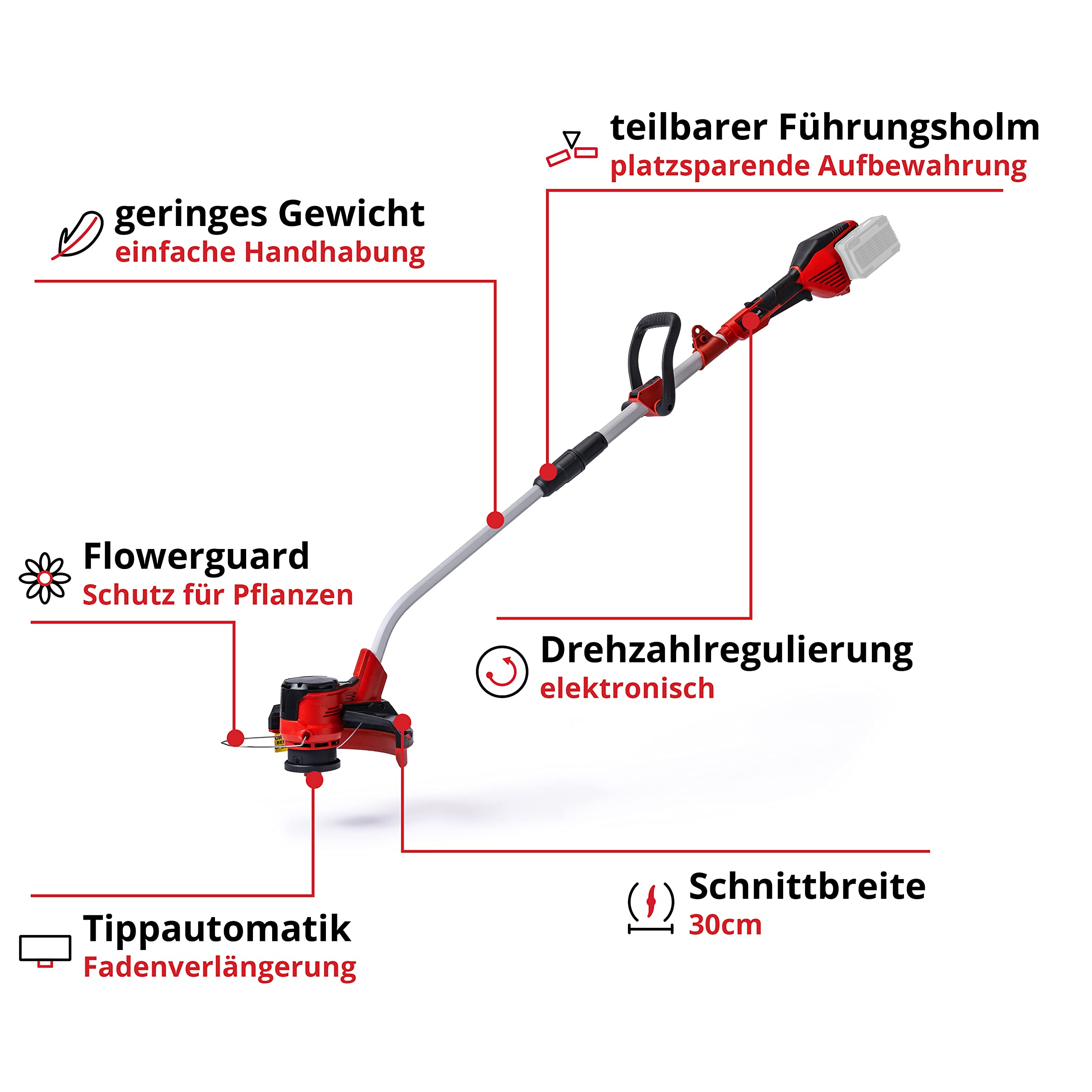 einhell-akku-rasentrimmer-ge-ct-36-30-li-power-x-change-2x18-v-rasentrimmer-mit- image 3