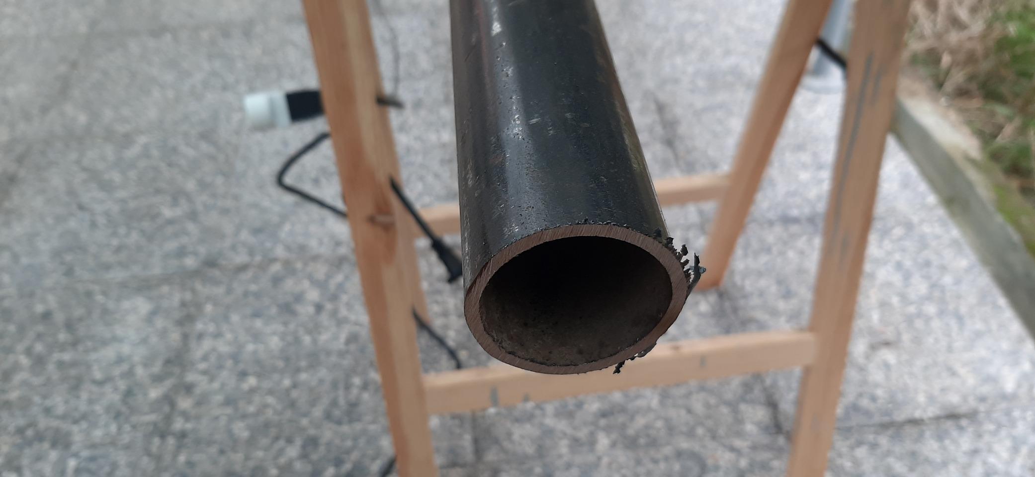Precise cuts on steel