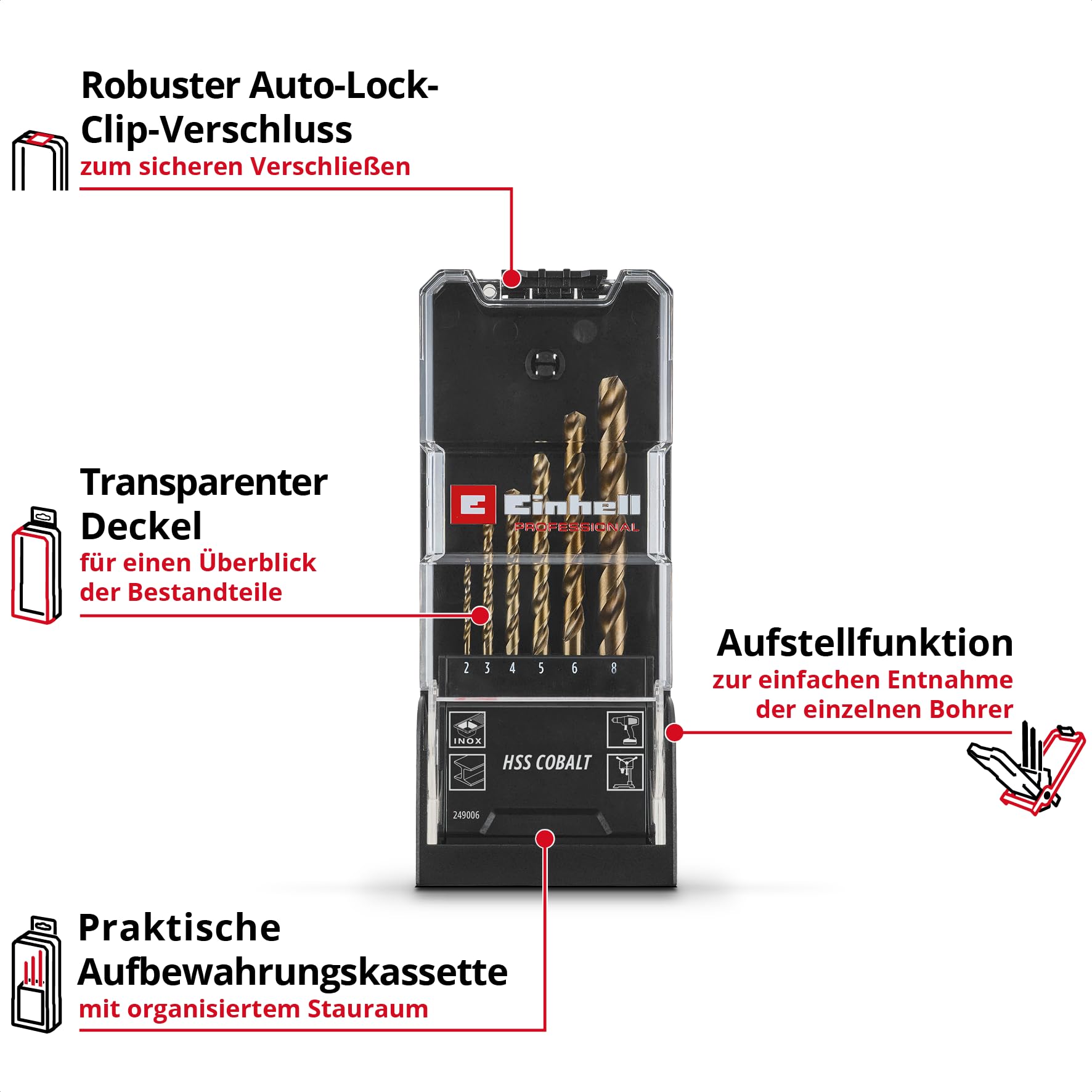 einhell-hss-co-metallbohrer-set-6-tlg-cobaltlegierung-135-split-point-dreikantsc image 3