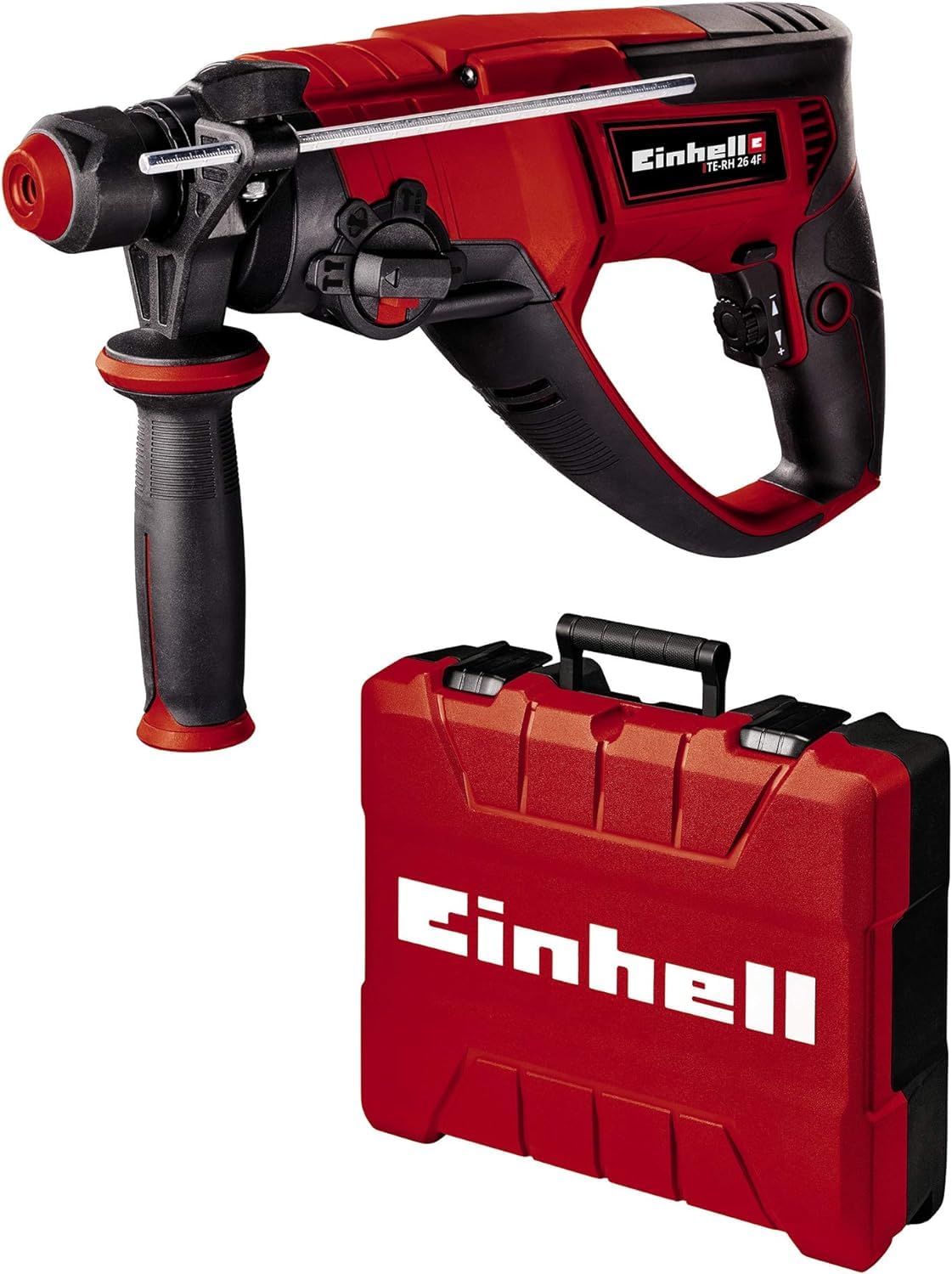 einhell-bohrhammer-te-rh-26-4f-800-w-2-6-joule-4-funktionen-bohren-hammerbohren- image 1