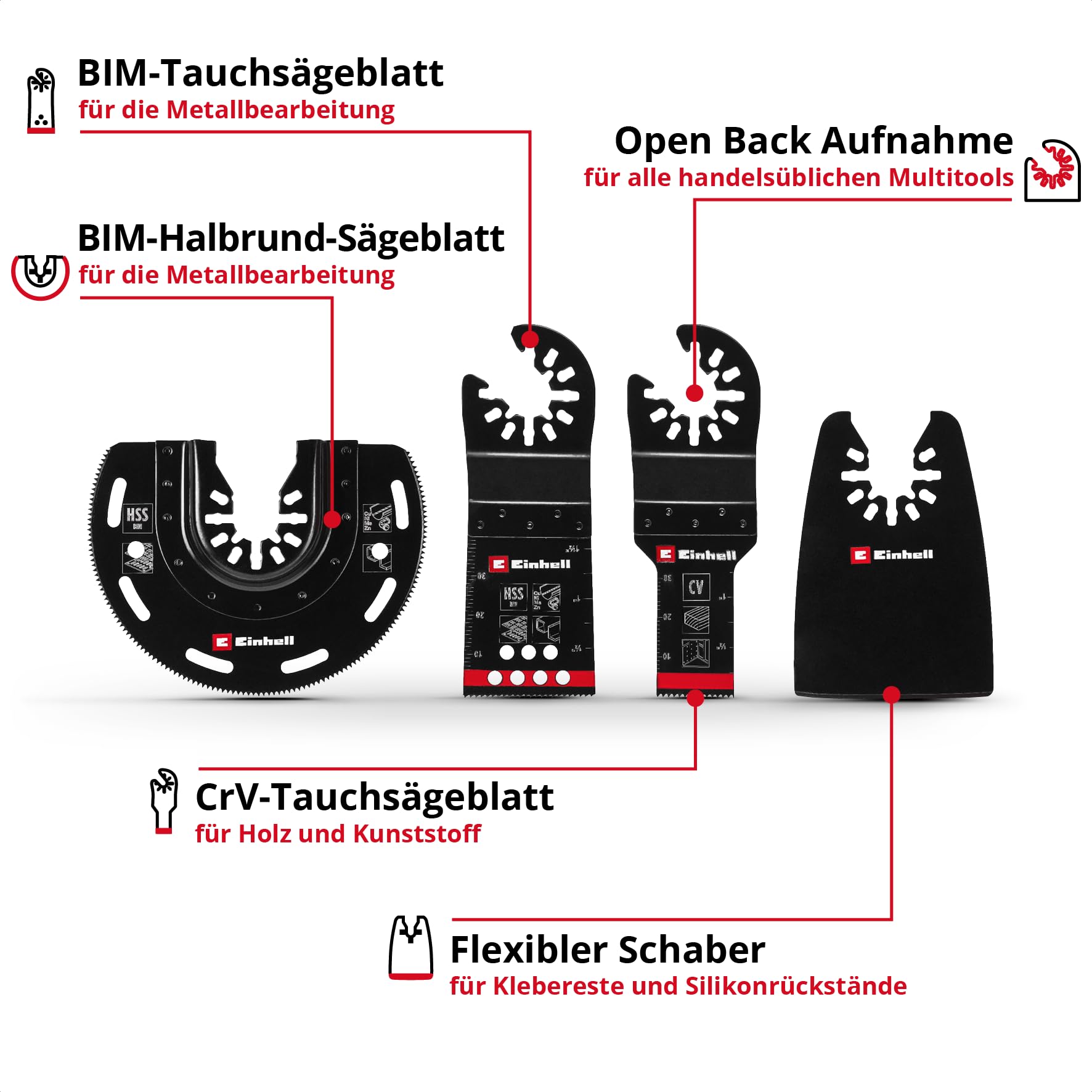 einhell-4-tlg-multitool-set-bim-tauchs-geblatt-34-mm-bim-halbrund-s-geblatt-87-m image 2
