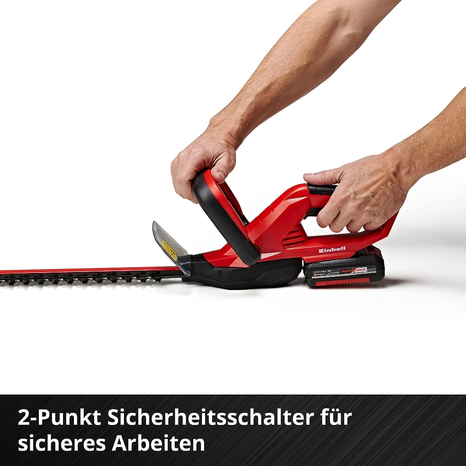 einhell-gc-ch-1846-li-kit-akku-heckenschere-power-x-change-18-v-46-cm-schnittl-n image 5