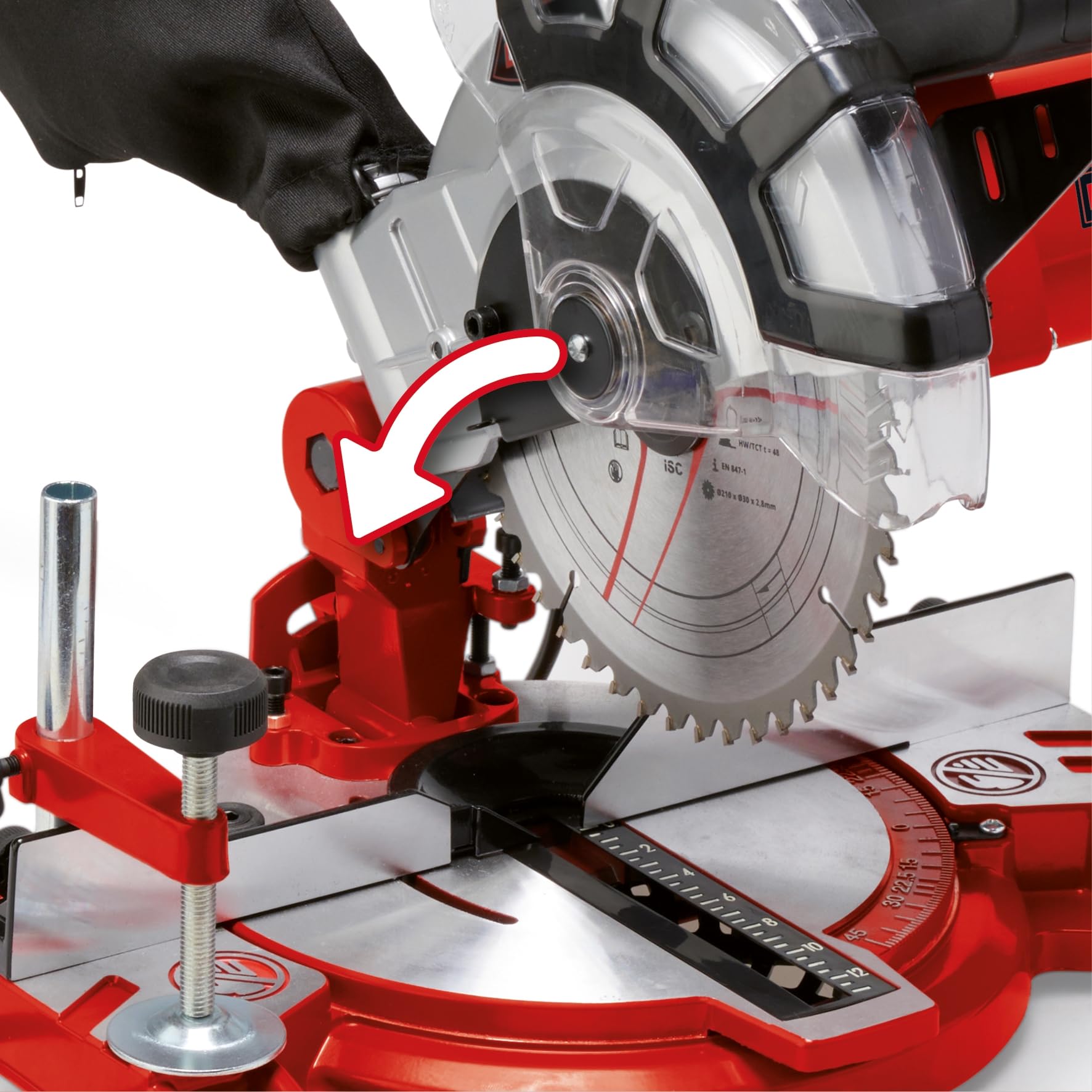 einhell-tc-ms-2112-kapp-gehrungss-ge-1-600-w-5-000-min-hm-best-cktes-48-zahn-s-g image 4