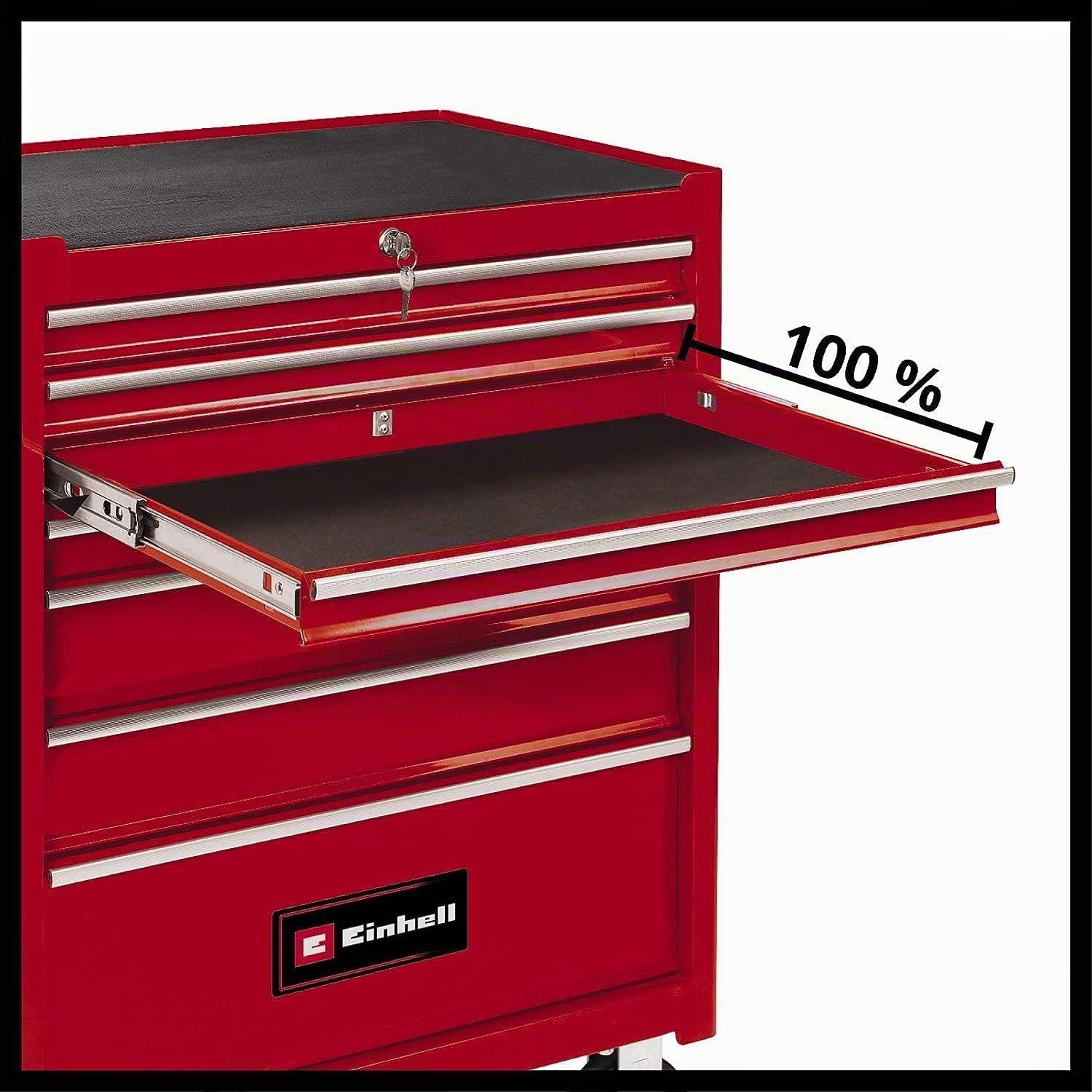 einhell-werkstattwagen-tc-tw-150-stahlblech-werkstattwagen-mit-7-kugelgelagerten image 3
