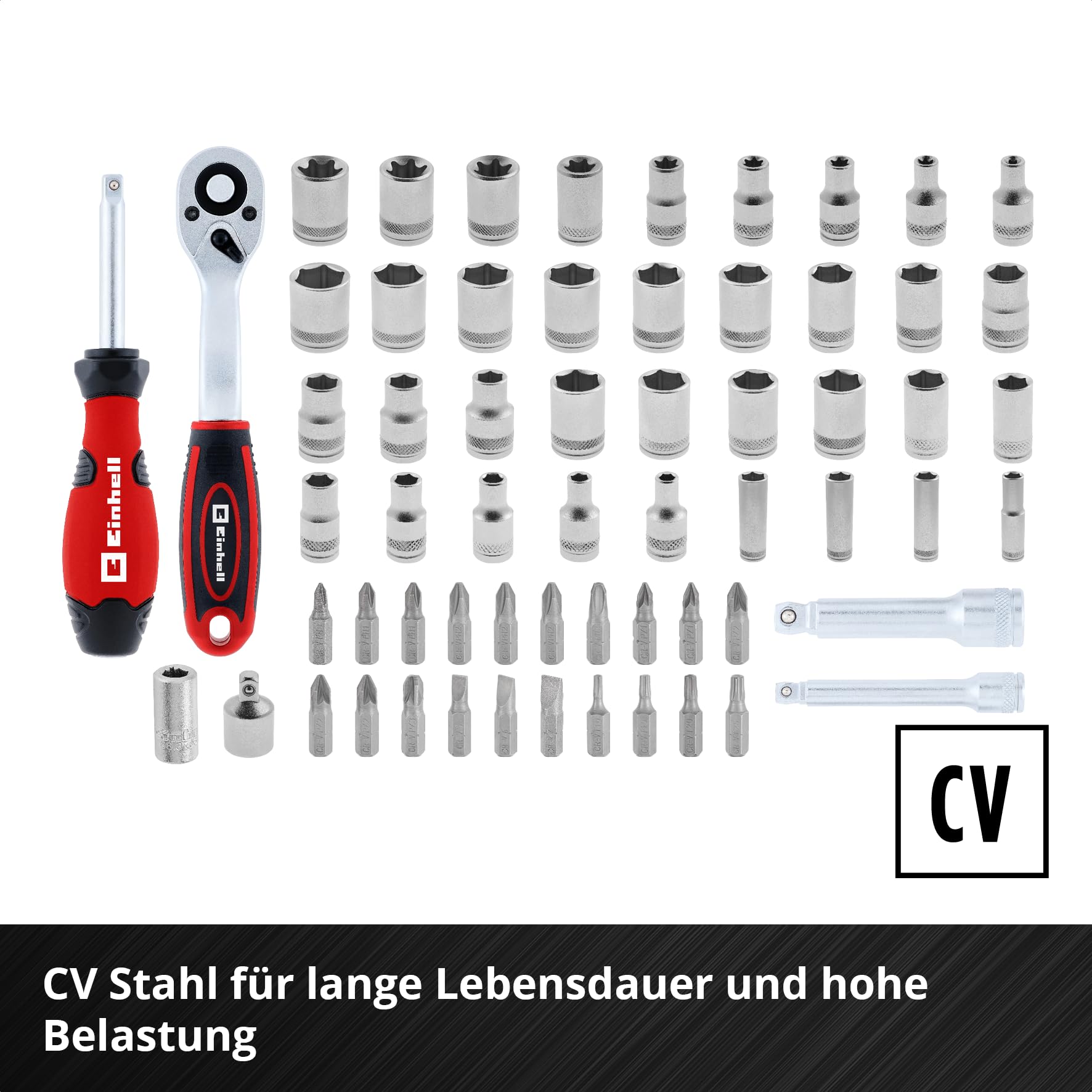 einhell-stecknuss-und-bit-set-61-tlg-mit-3-8-umschaltknarre-72-z-hne-und-werkzeu image 8