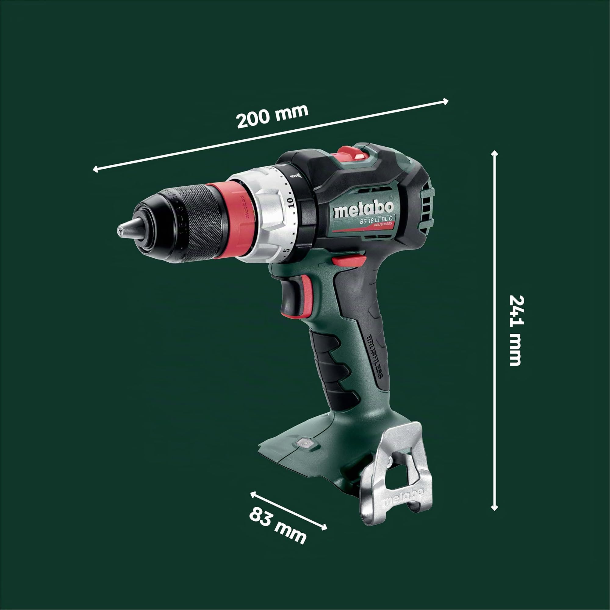 metabo-akku-bohrschrauber-bs-18-lt-bl-q-18-v-b-rstenloser-schrauber-ohne-akku-un image 5