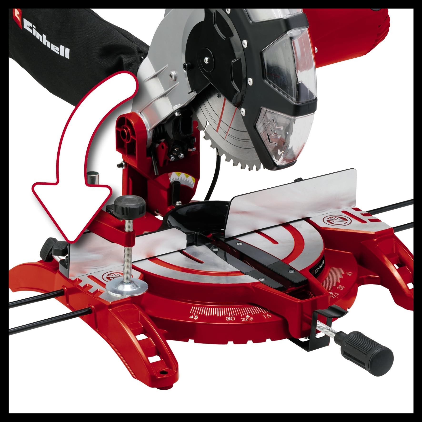 einhell-kapp-gehrungss-ge-tc-ms-2513-l-1600-w-250-mm-s-geblatt-laser-schwenkbare image 5