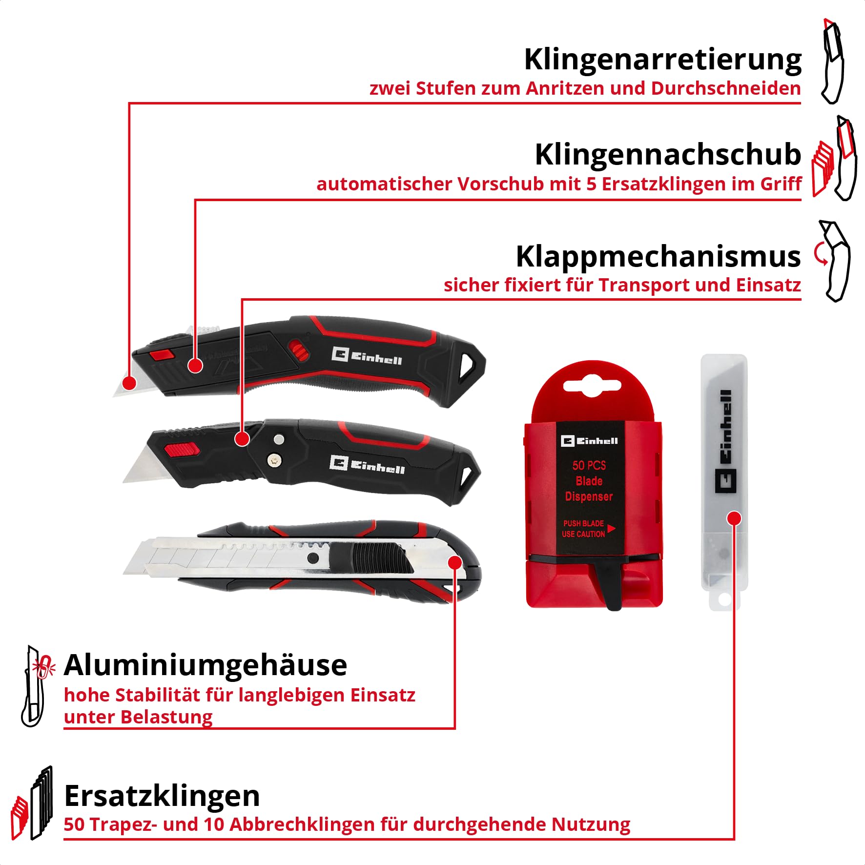 einhell-messer-set-5-tlg-universalmesser-mit-automatischem-klingennachschub-klap image 2