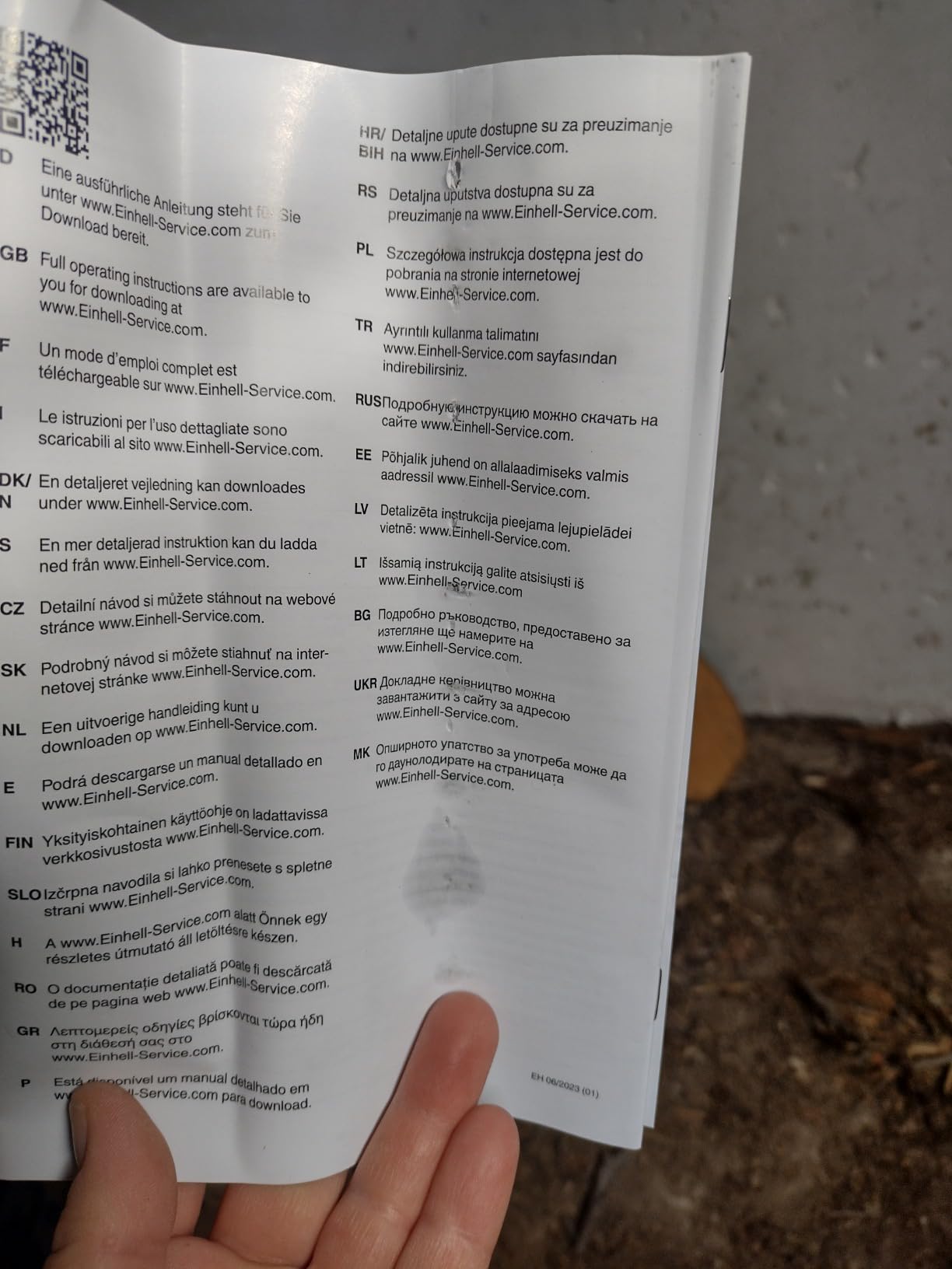 Verarbeitung mangelhaft