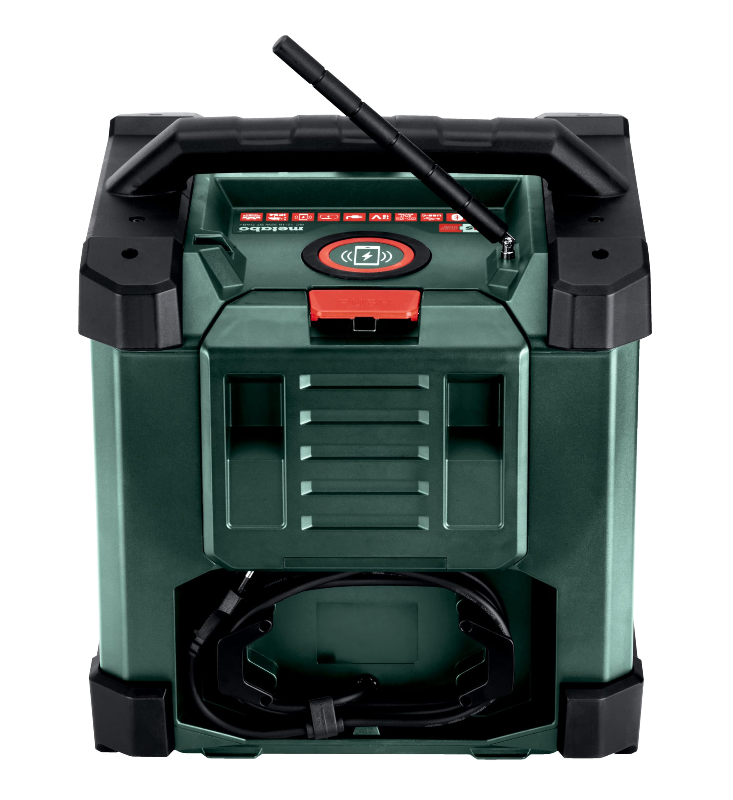 metabo-akku-baustellenradio-rc-12-18-32w-bt-dab-600779850-ip54-bluetooth-dab-fm- image 5