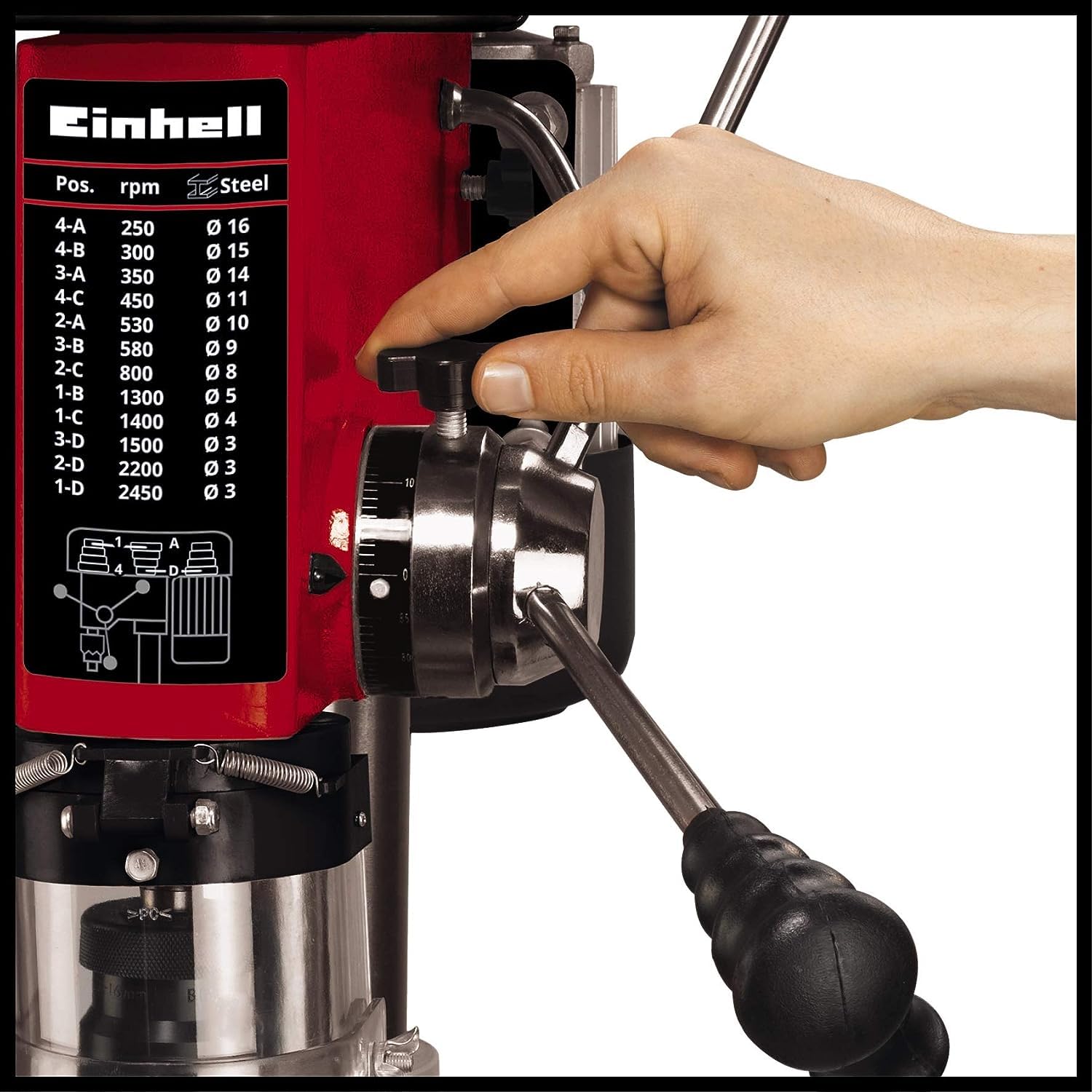 einhell-s-ulenbohrmaschine-tc-bd-630-630-w-bis-2-450-min-12-stufen-max-bohrtiefe image 4