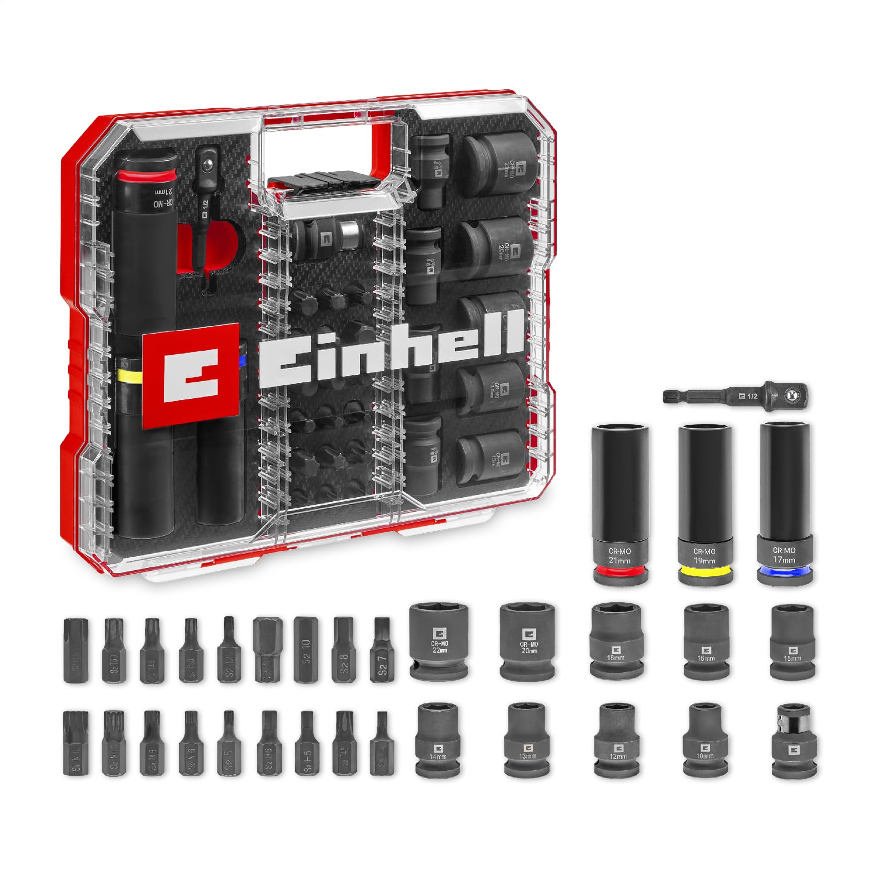 original-einhell-3-tlg-kfz-impact-stecknuss-set-17-19-21-mm-crmo-stahl-felgensch image 8