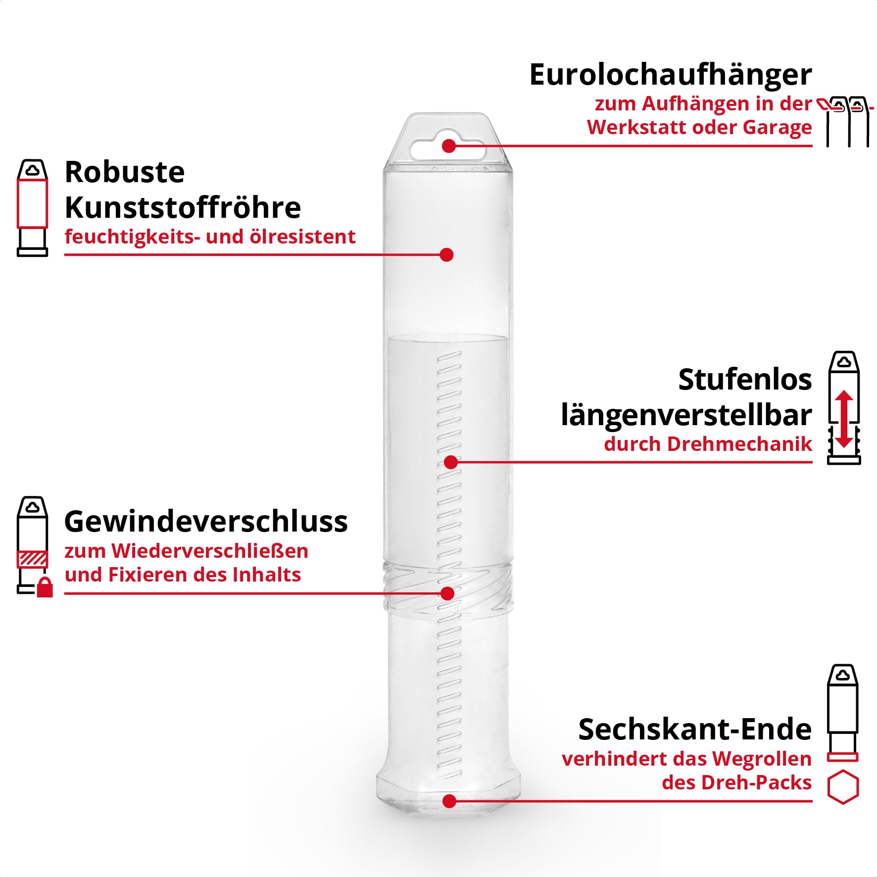 einhell-7-tlg-sds-plus-hammerbohrer-set-160-mm-betonbohrer-aus-40cr-werkzeugstah image 3