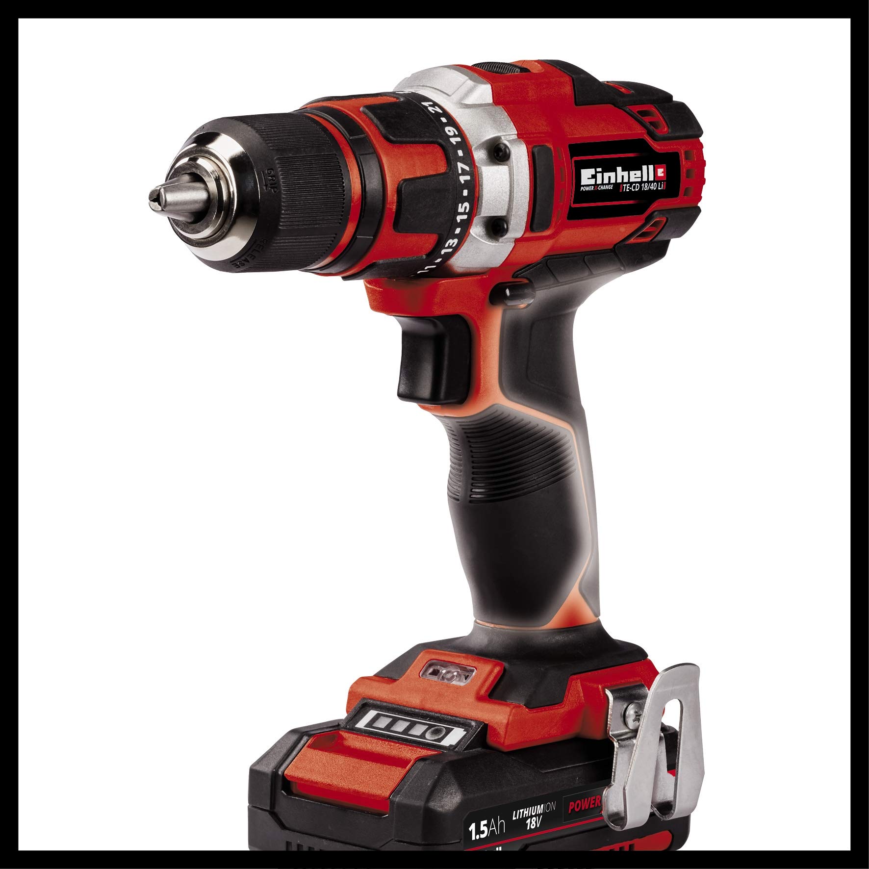 einhell-te-cd-18-40-li-power-x-change-akku-bohrschrauber-kit-18-v-40-nm-13-mm-bo image 5