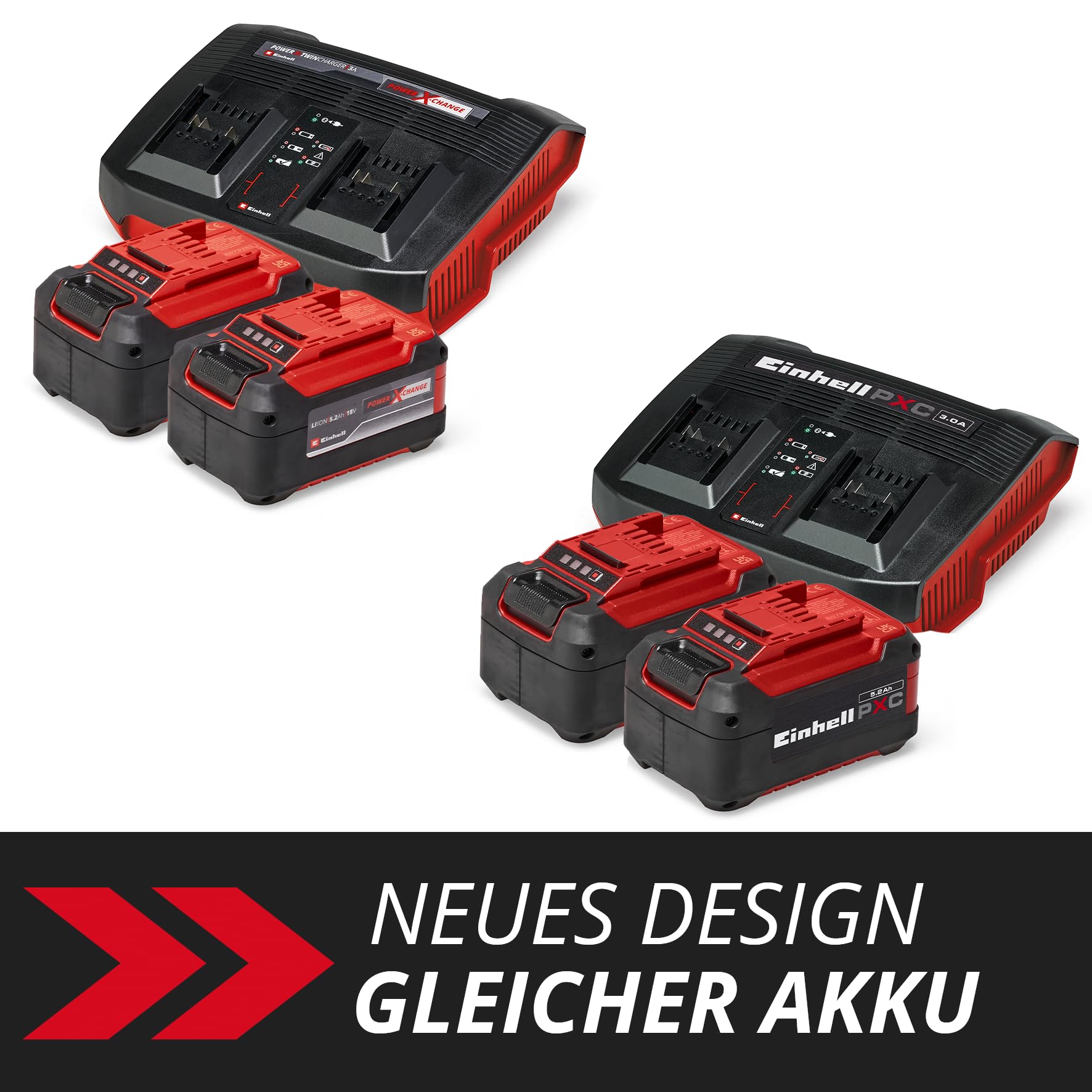 einhell-power-x-change-starter-kit-18v-twincharger-mit-2x-5-2-ah-lithium-ionen-a image 2