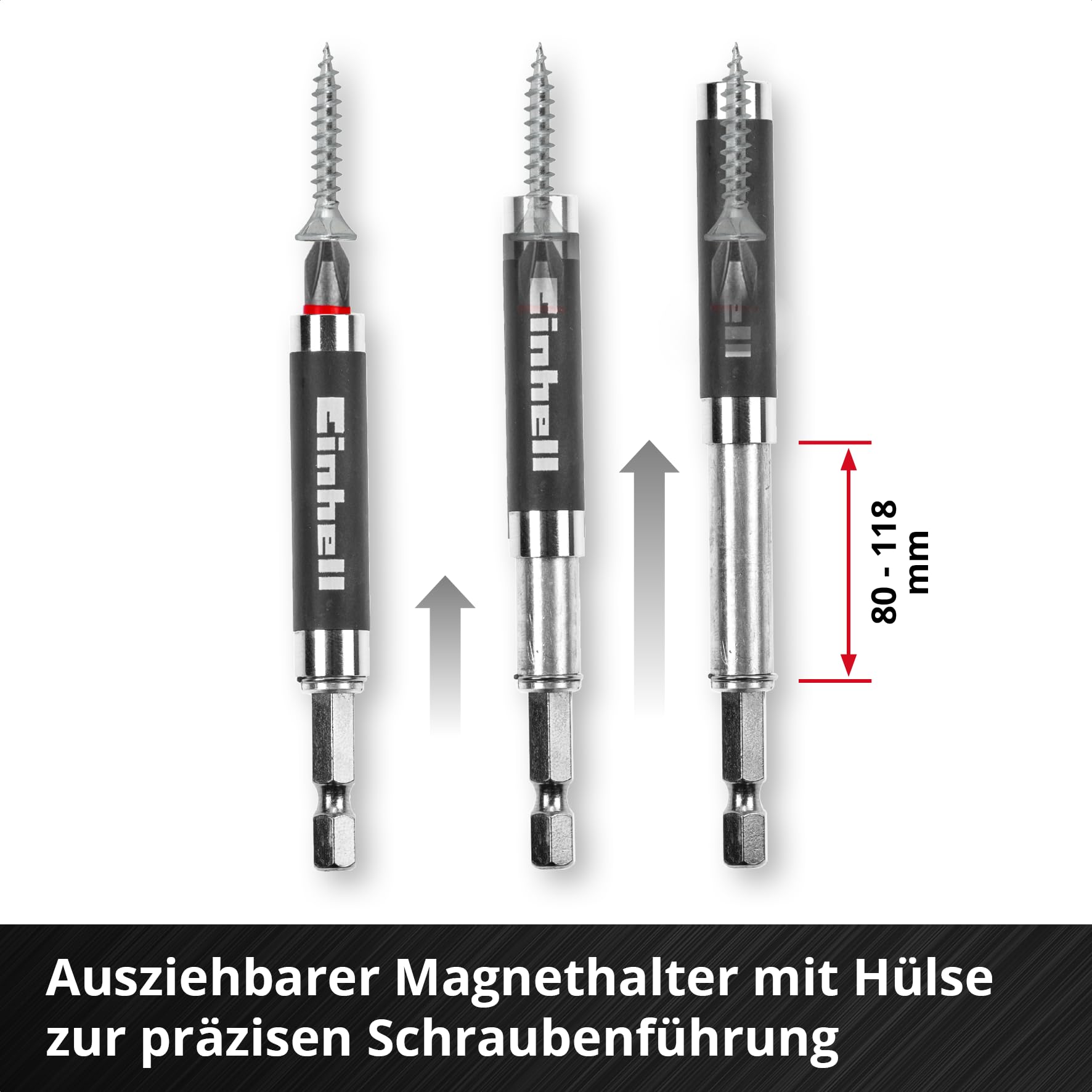 original-einhell-m-case-42-tlg-bit-set-s2-stahl-bits-25-50-mm-magnethalter-steck image 5