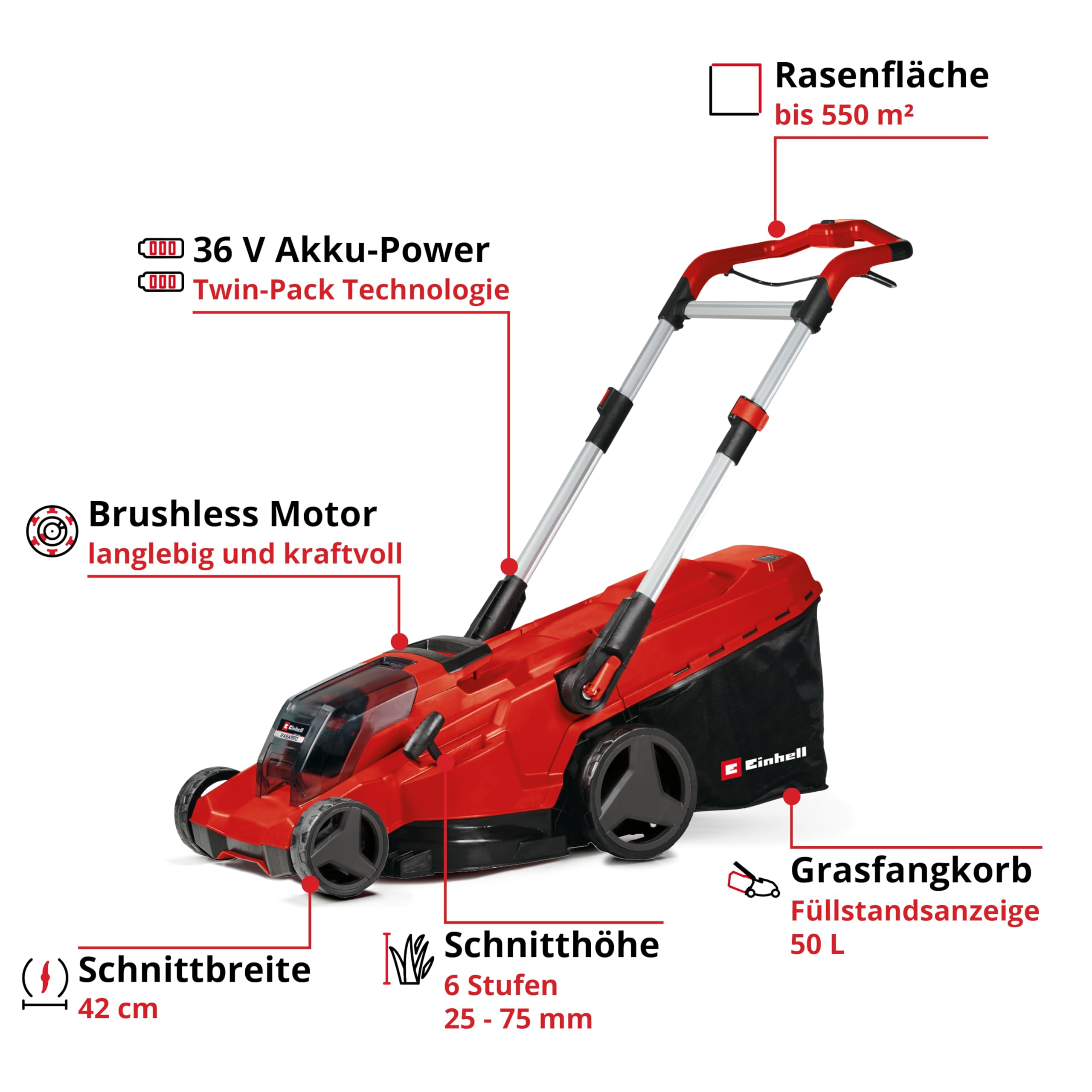 einhell-akku-rasenm-her-rasarro-36-42-kit-power-x-change-36-v-brushless-42-cm-sc image 2