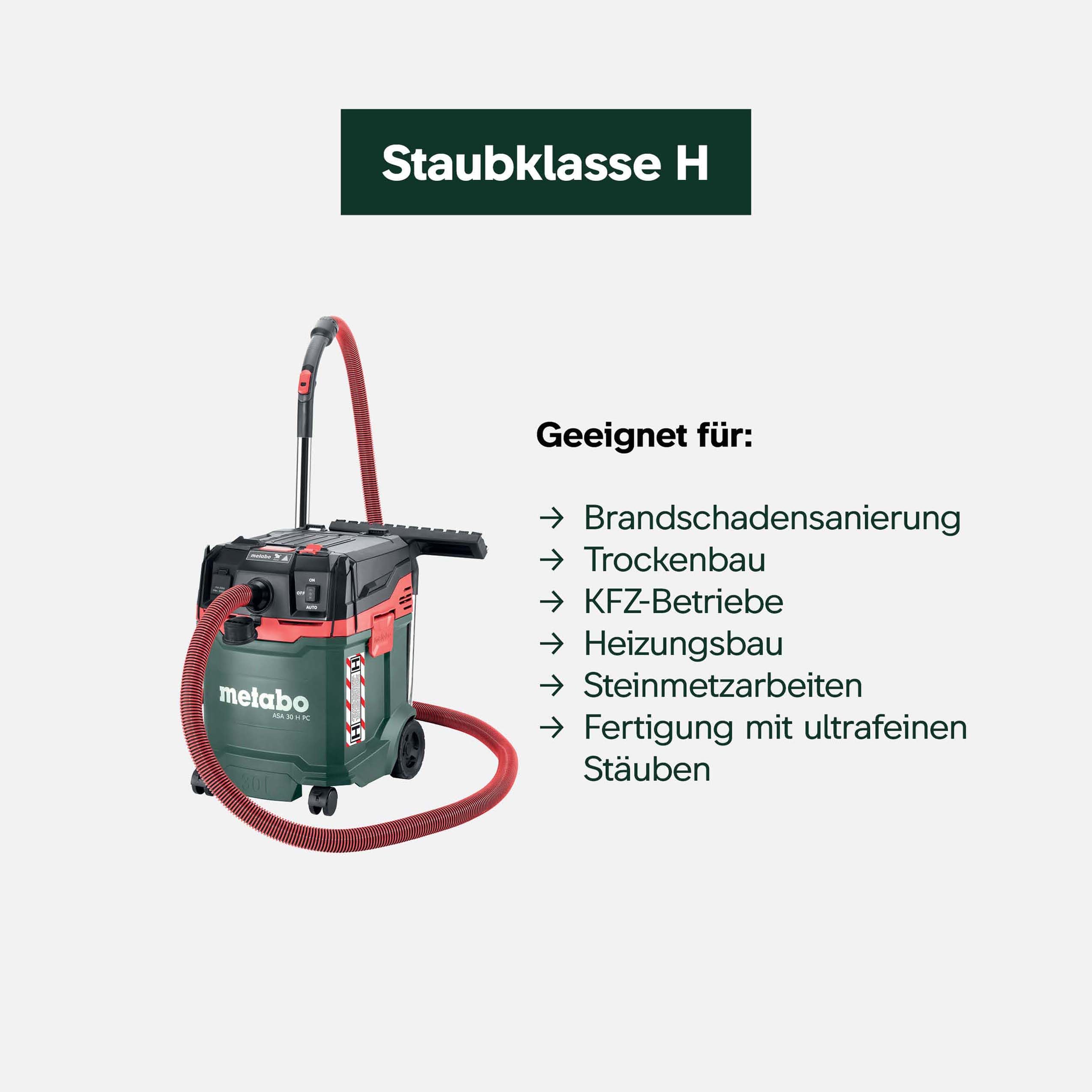 metabo-asa-30-h-pc-allessauger-602088000-nass-trockensauger-staubklasse-h-1200-w image 5